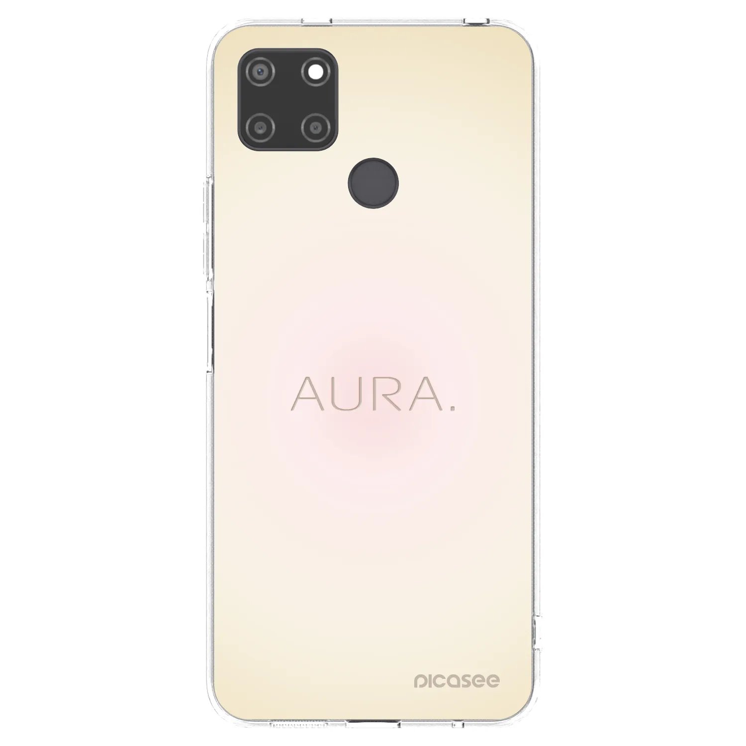 Picasee Realme C21Y Hülle - Transparentes Silikon - Aura