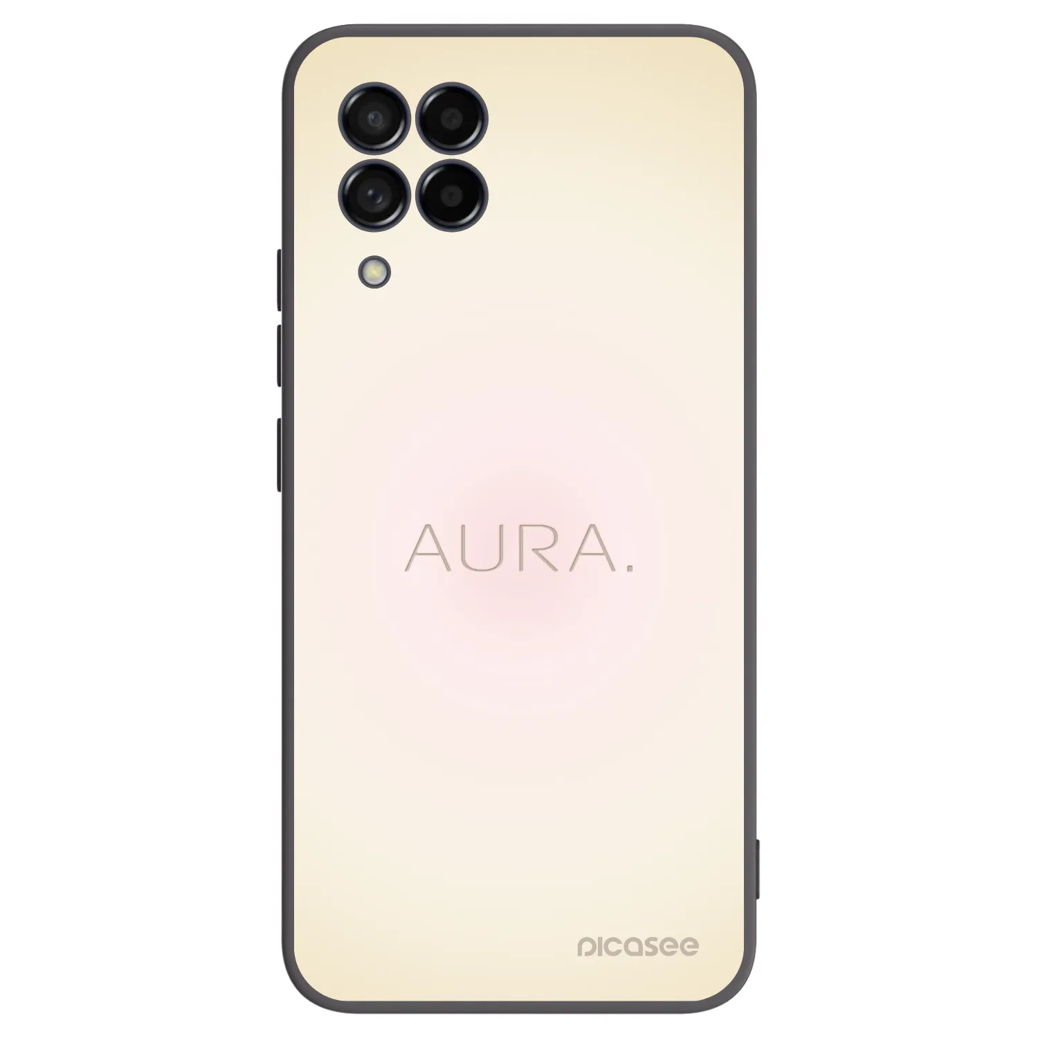 Picasee Samsung Galaxy M53 5G Hülle - Schwarzes Silikon - Aura