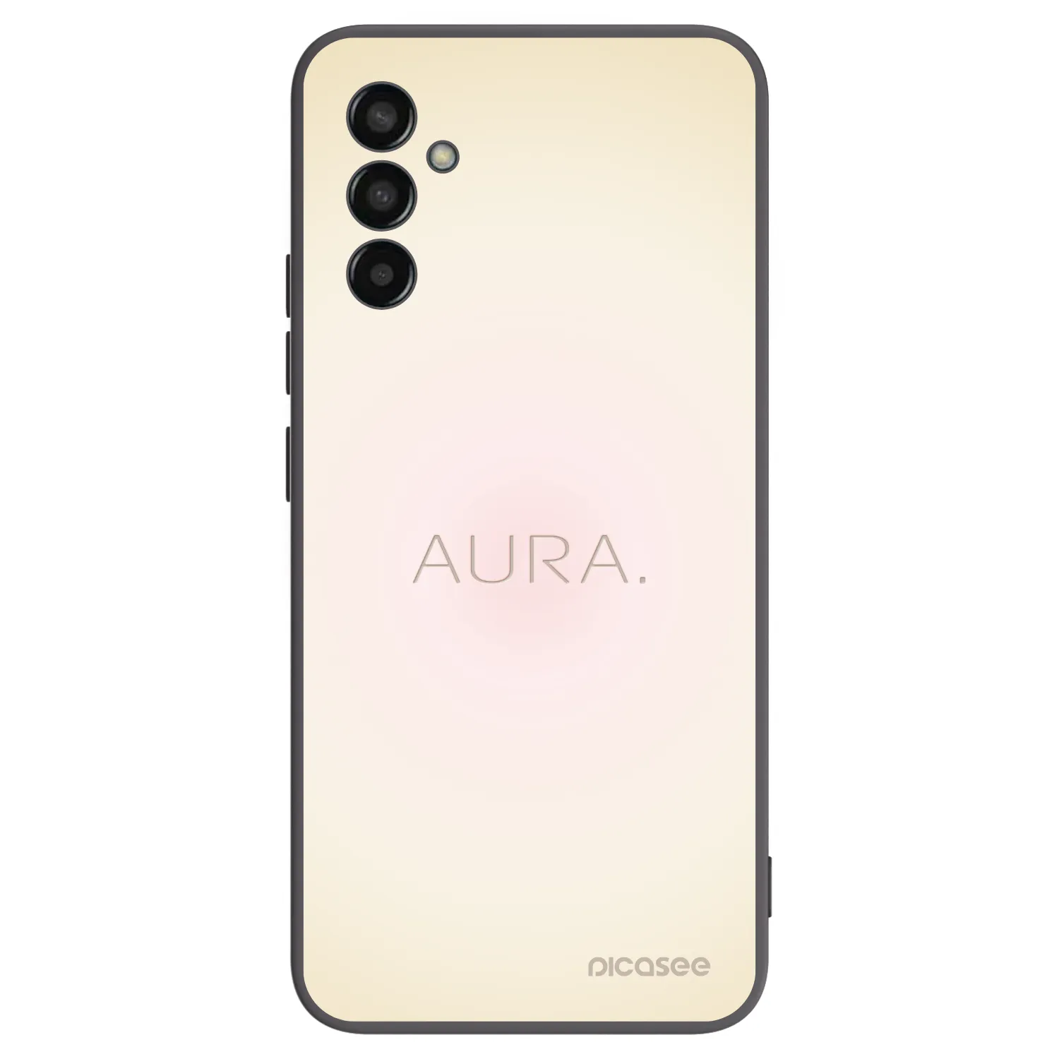 Picasee Samsung Galaxy M13 M135F Hülle - Schwarzes Silikon - Aura