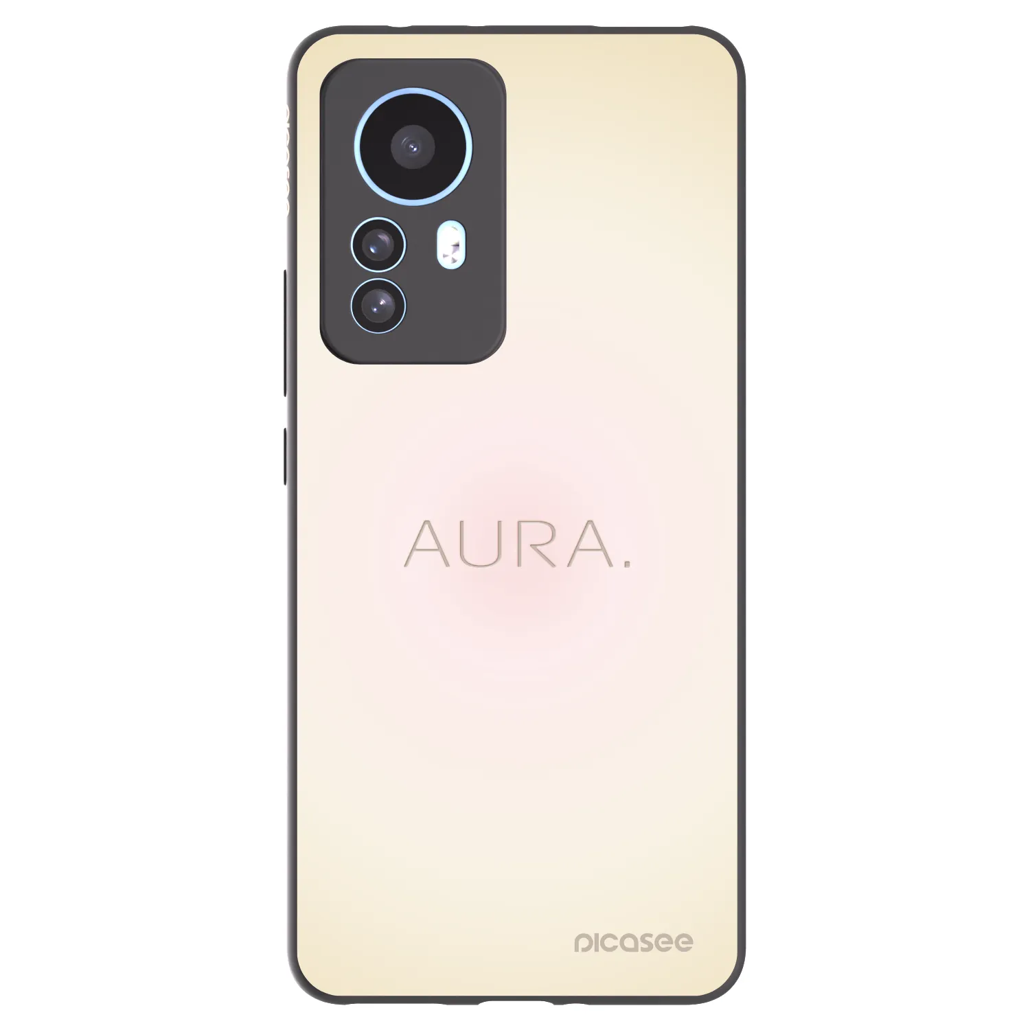 Picasee Xiaomi 12T Hülle - Schwarzes Silikon - Aura