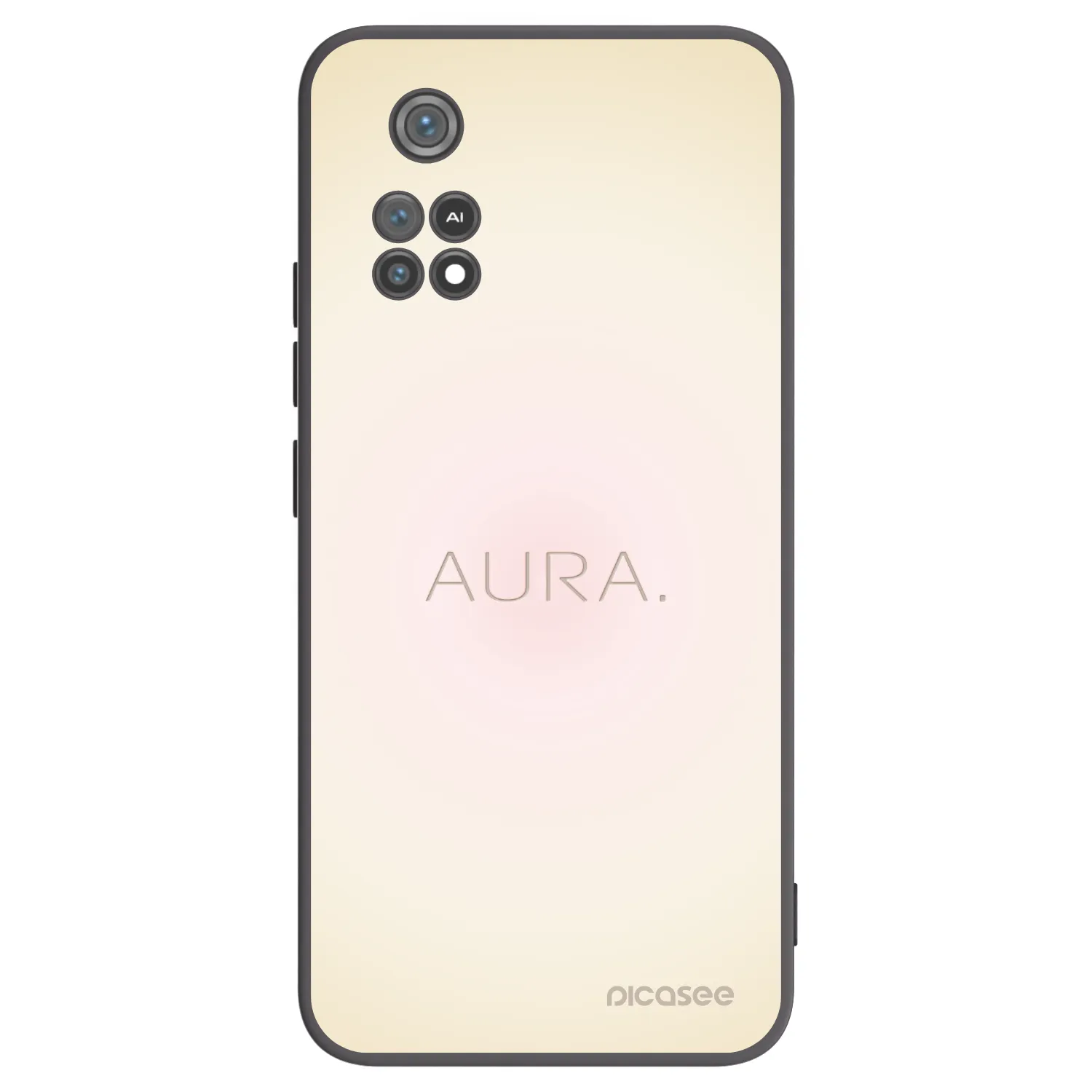 Picasee Xiaomi Poco M4 Pro Hülle - Schwarzes Silikon - Aura
