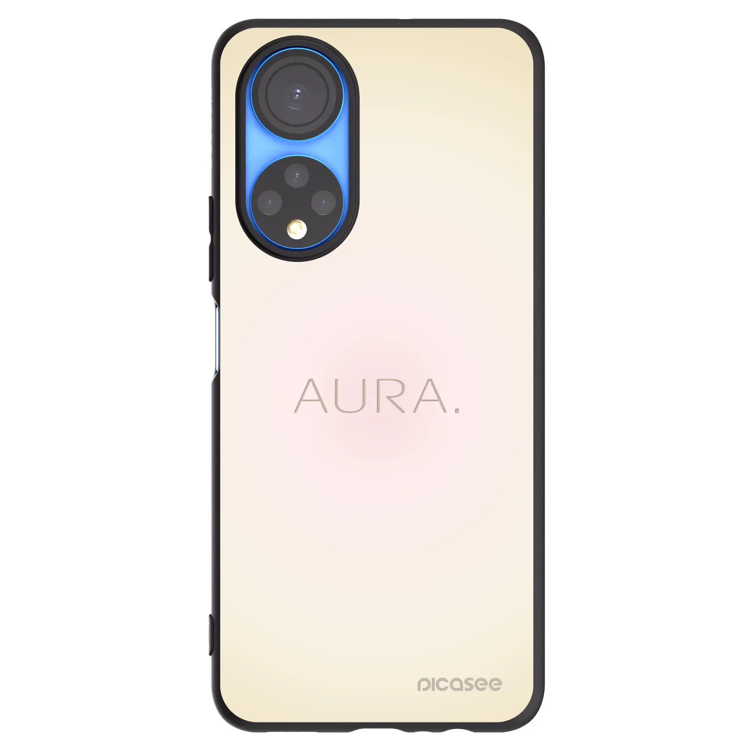 Picasee Honor X7 Hülle - Schwarzes Silikon - Aura