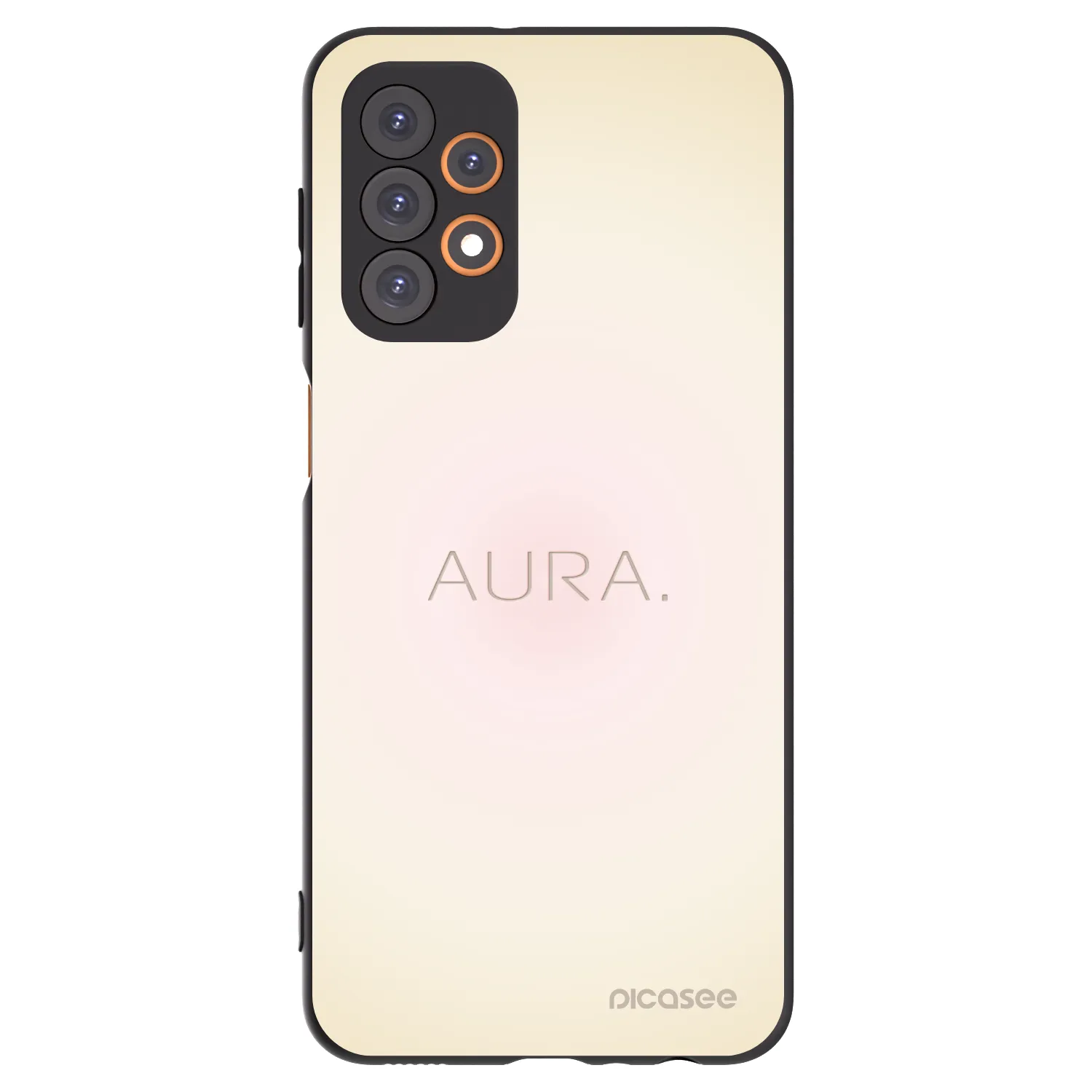 Picasee Samsung Galaxy A23 A236B 5G Hülle - Schwarzes Silikon - Aura
