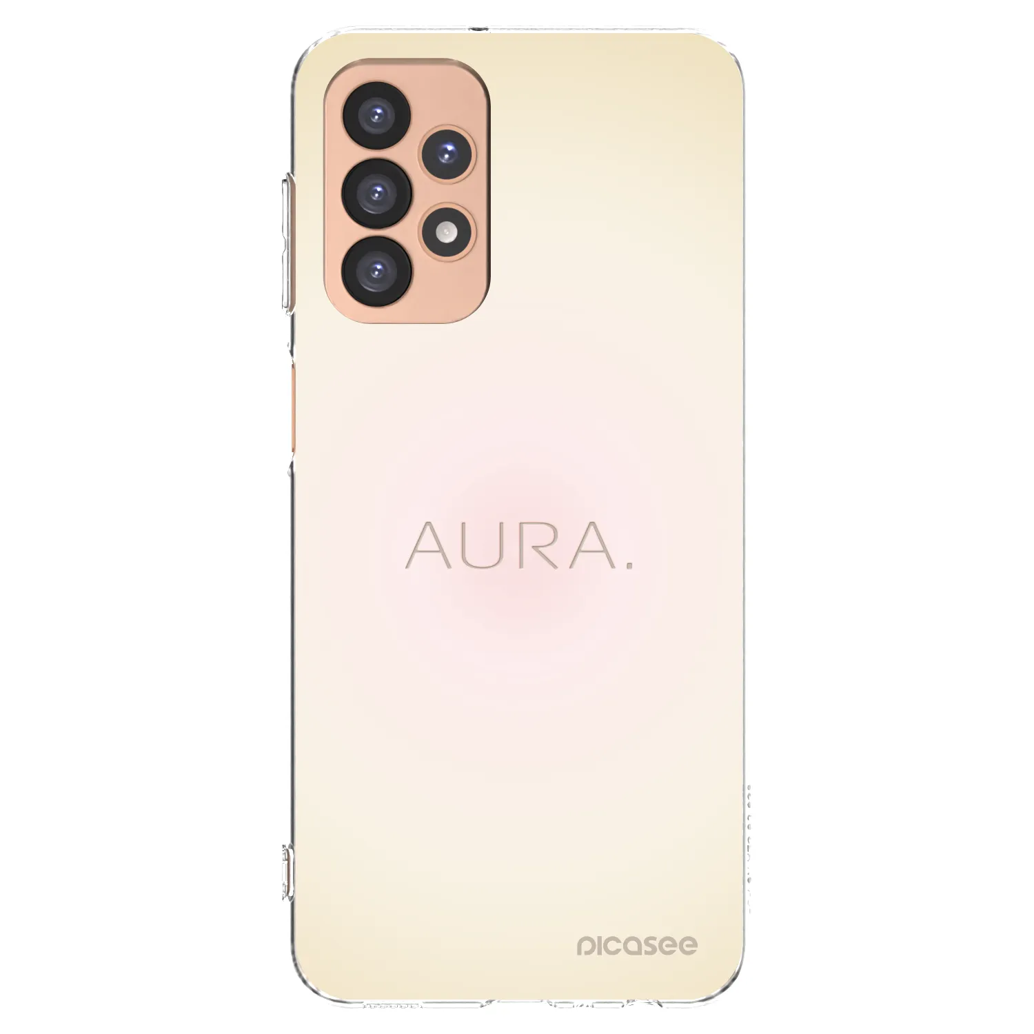 Picasee Samsung Galaxy A23 A236B 5G Hülle - Transparentes Silikon - Aura