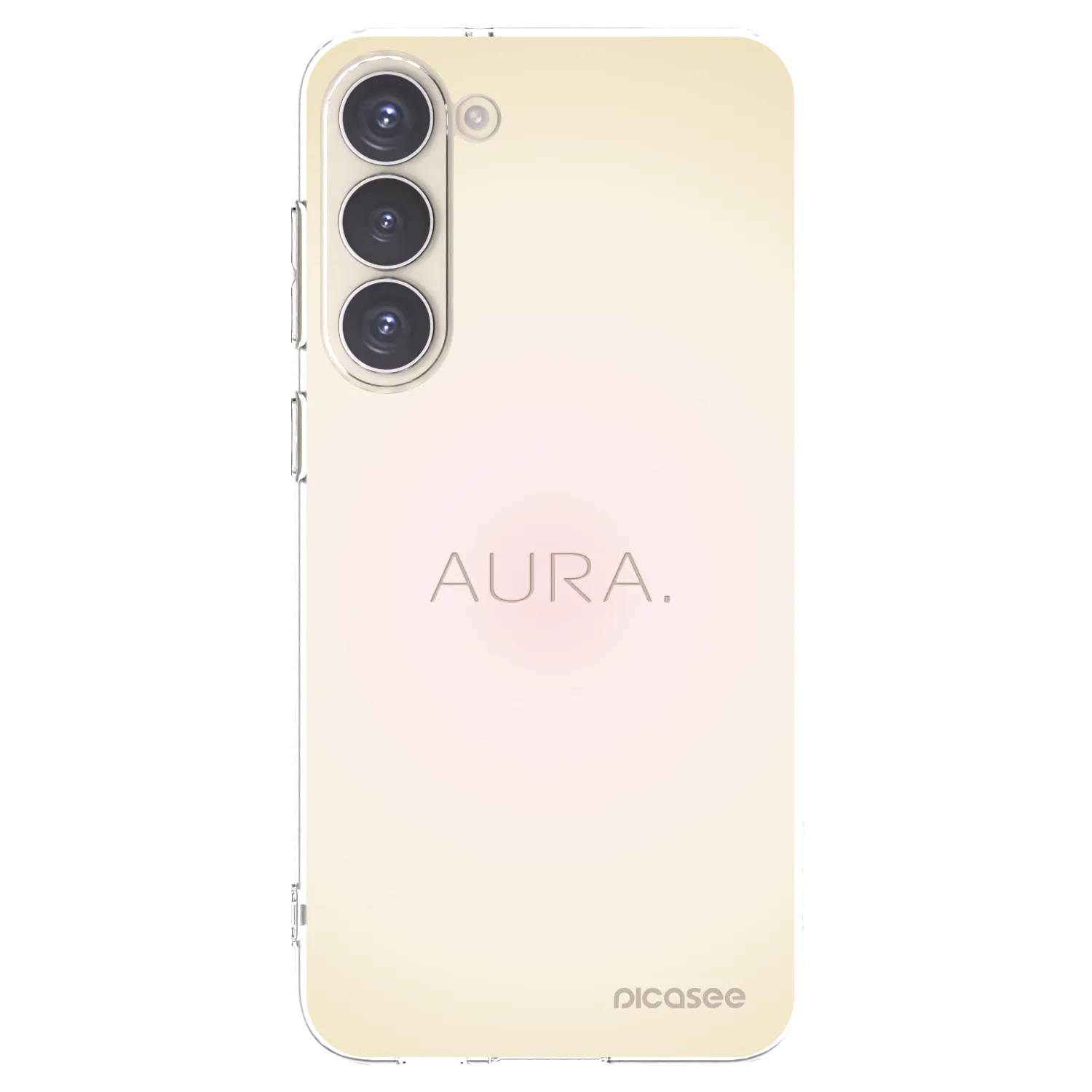 Picasee Samsung Galaxy S23+ 5G Hülle - Transparentes Silikon - Aura