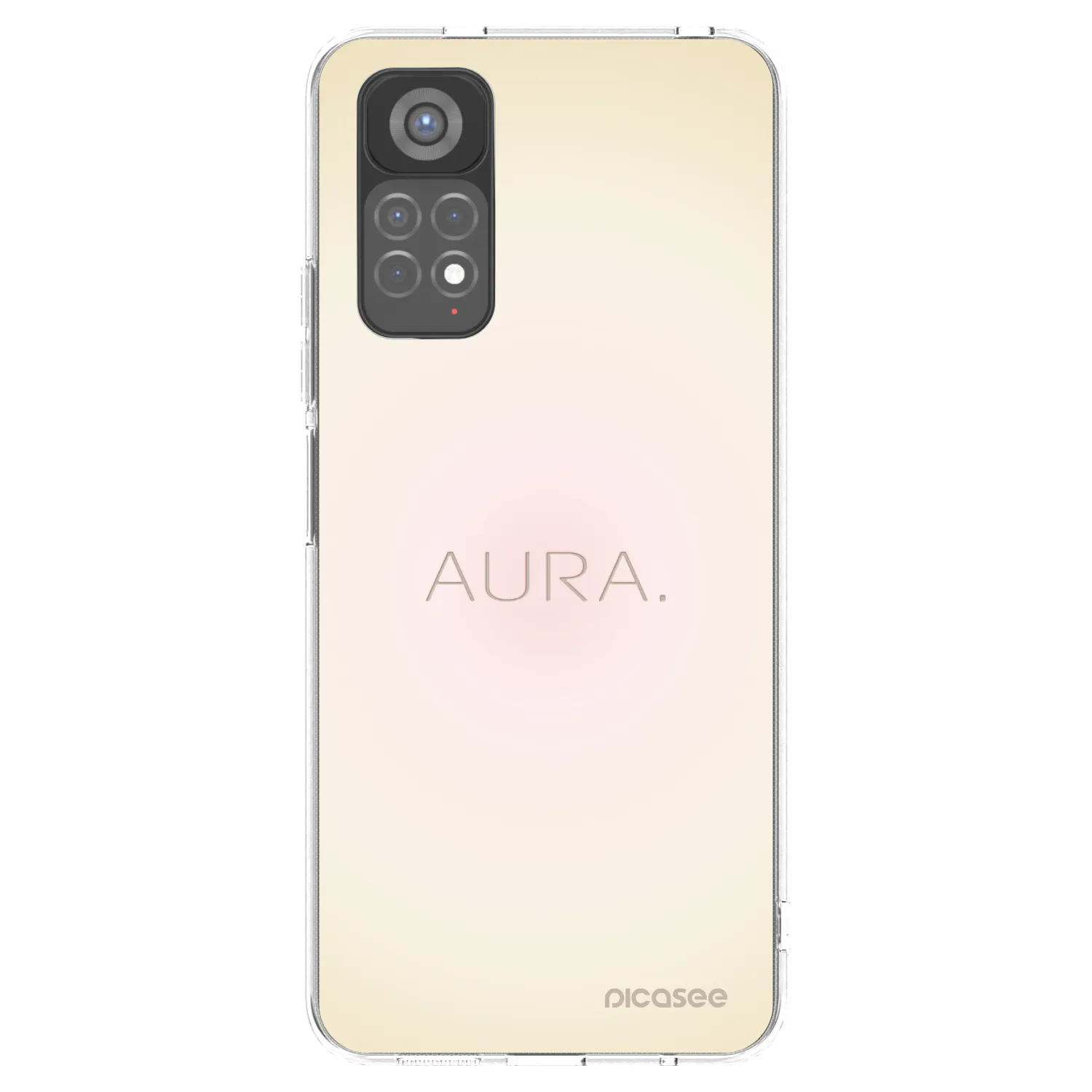 Picasee Xiaomi Redmi Note 11S 5G Hülle - Transparentes Silikon - Aura