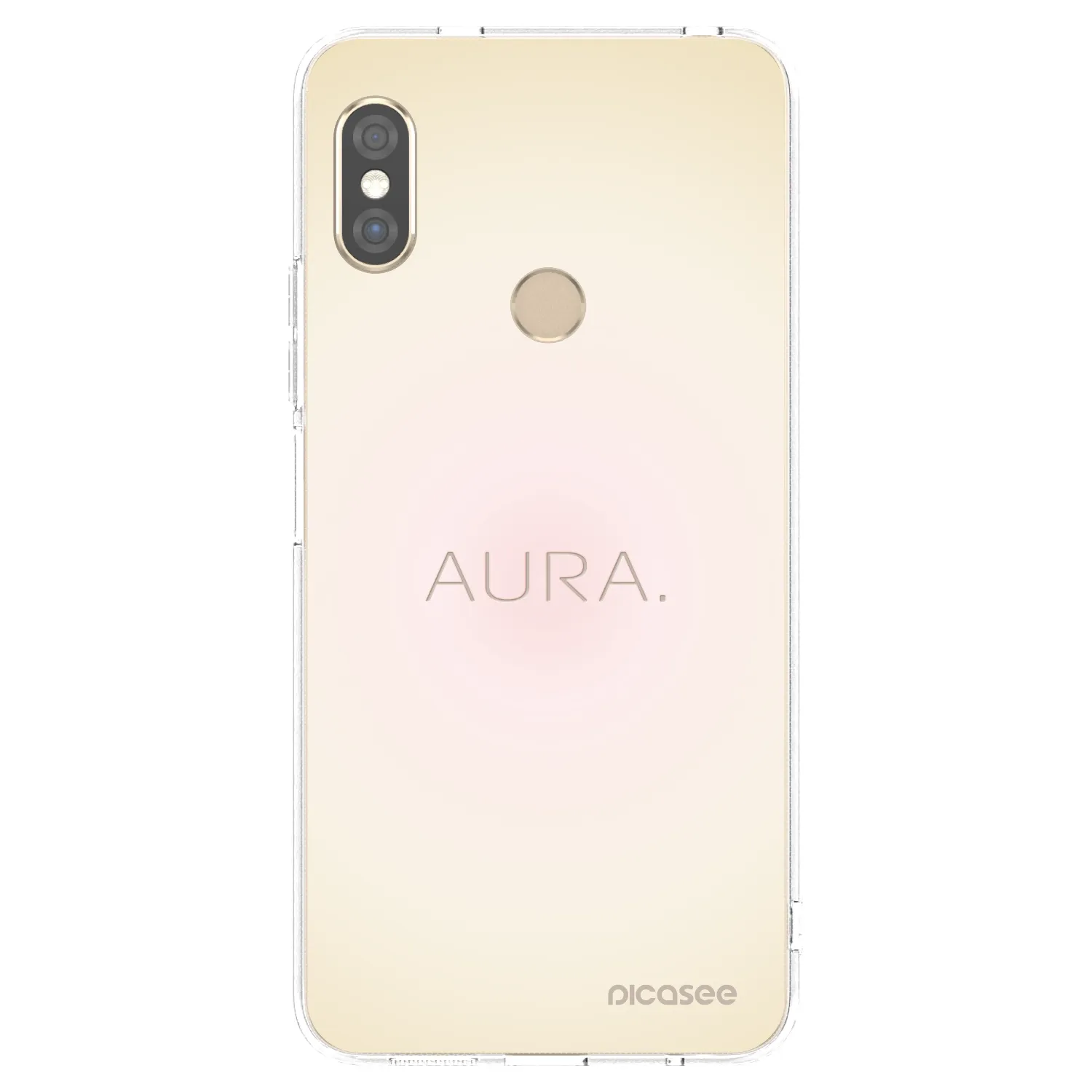 Picasee Xiaomi Redmi Note 5 Global Hülle - Transparentes Silikon - Aura