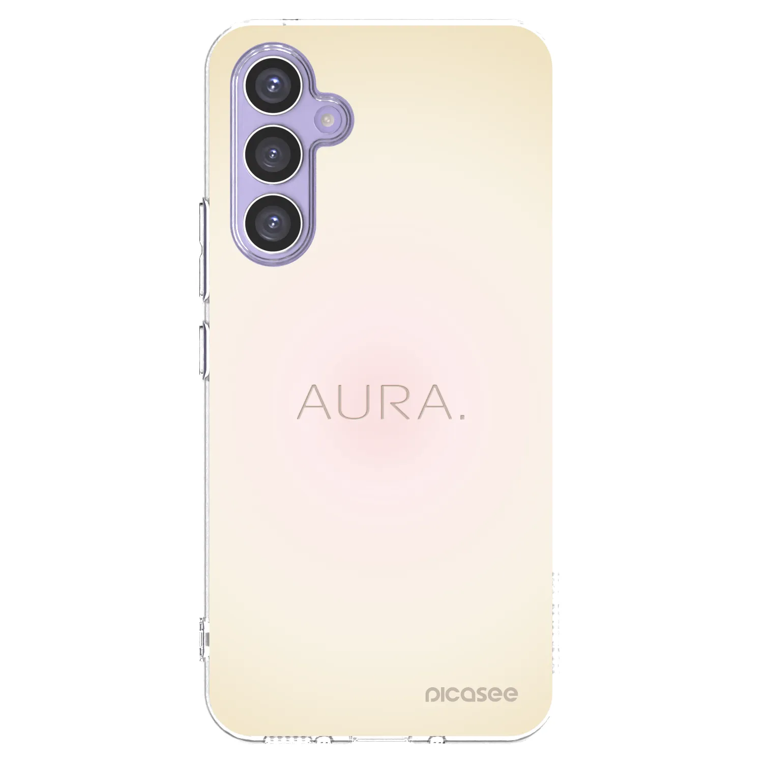 Picasee Samsung Galaxy A54 5G A546B Hülle - Transparentes Silikon - Aura