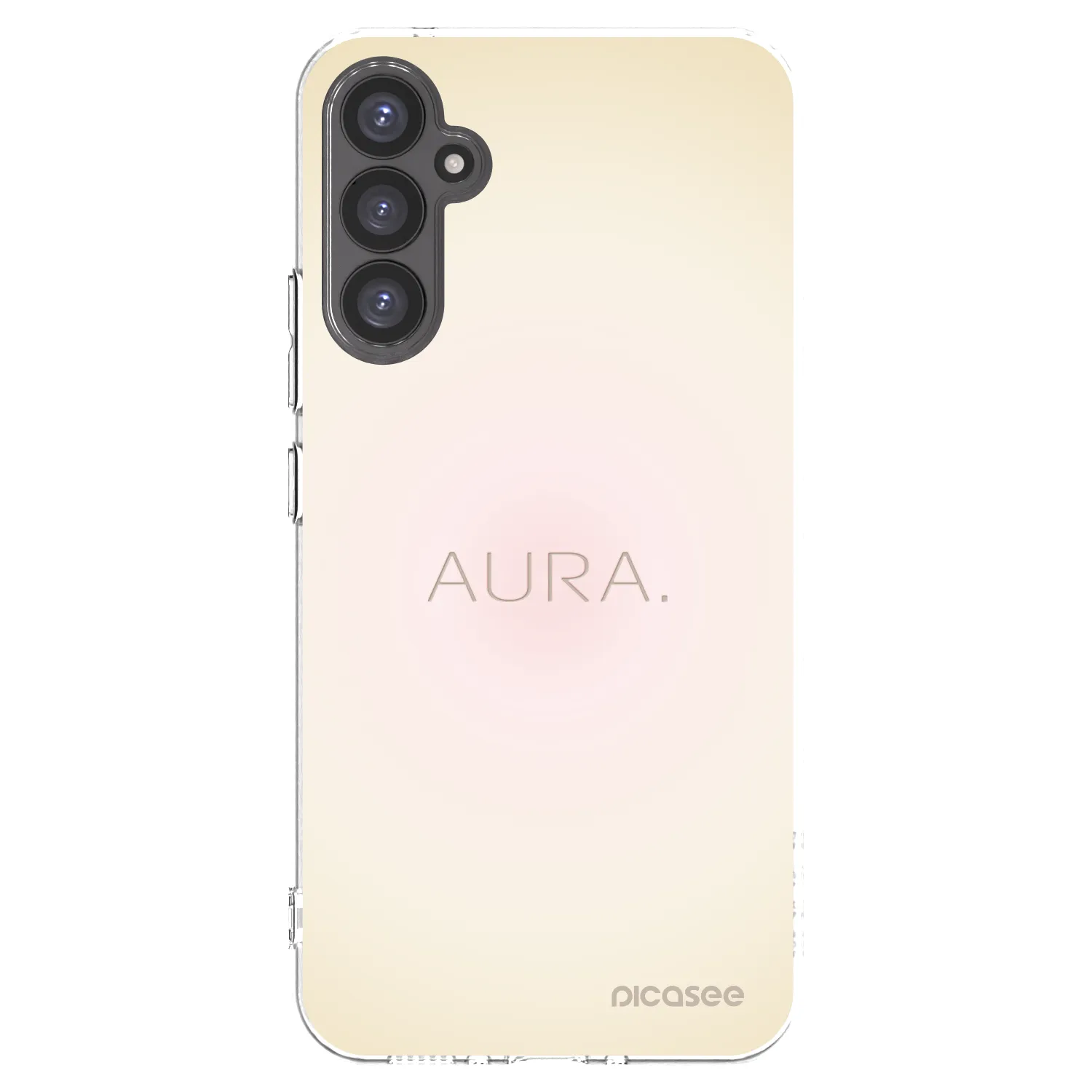 Picasee Samsung Galaxy A34 5G A346B Hülle - Transparentes Silikon - Aura