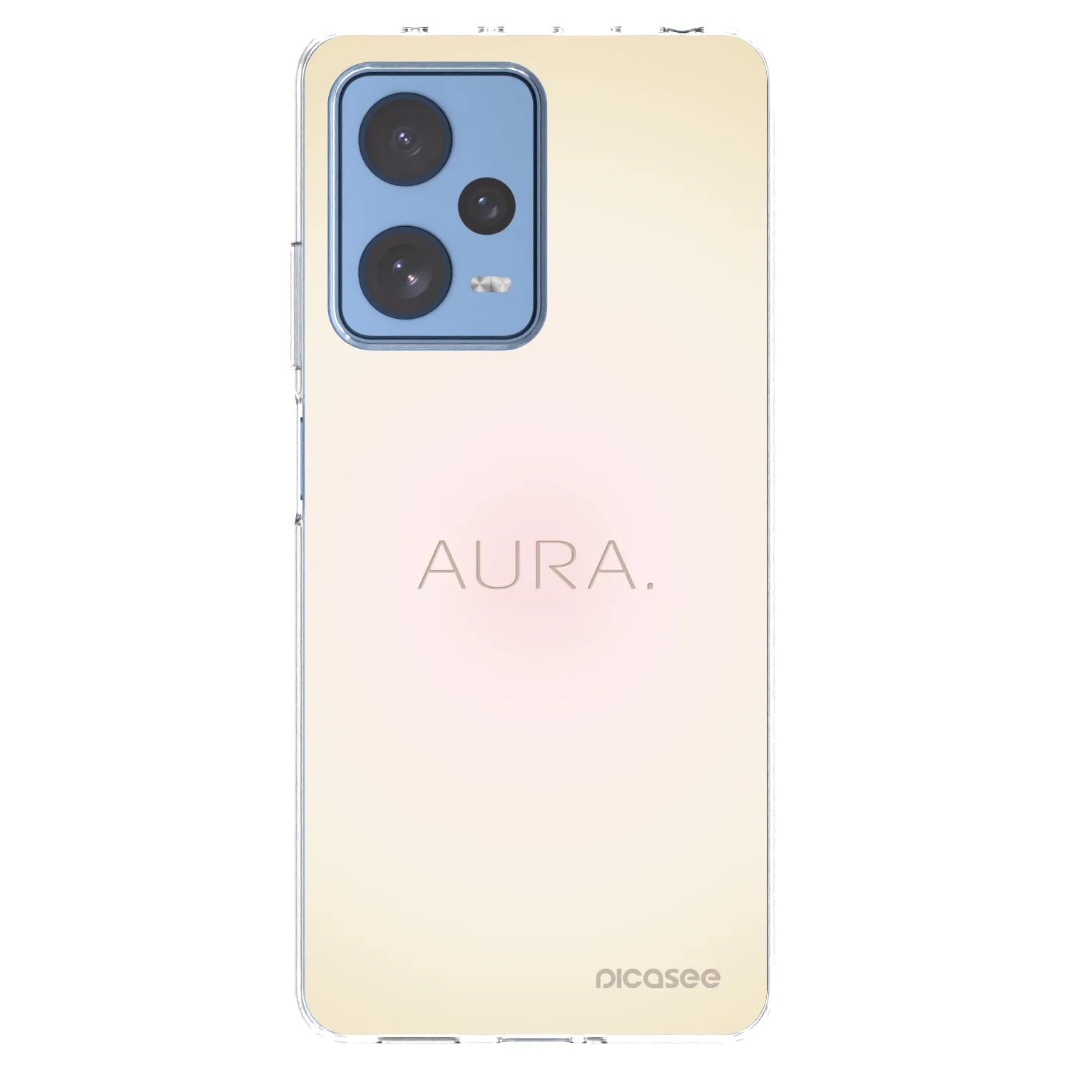 Picasee Xiaomi Redmi Note 12 Pro 5G Hülle - Transparentes Silikon - Aura