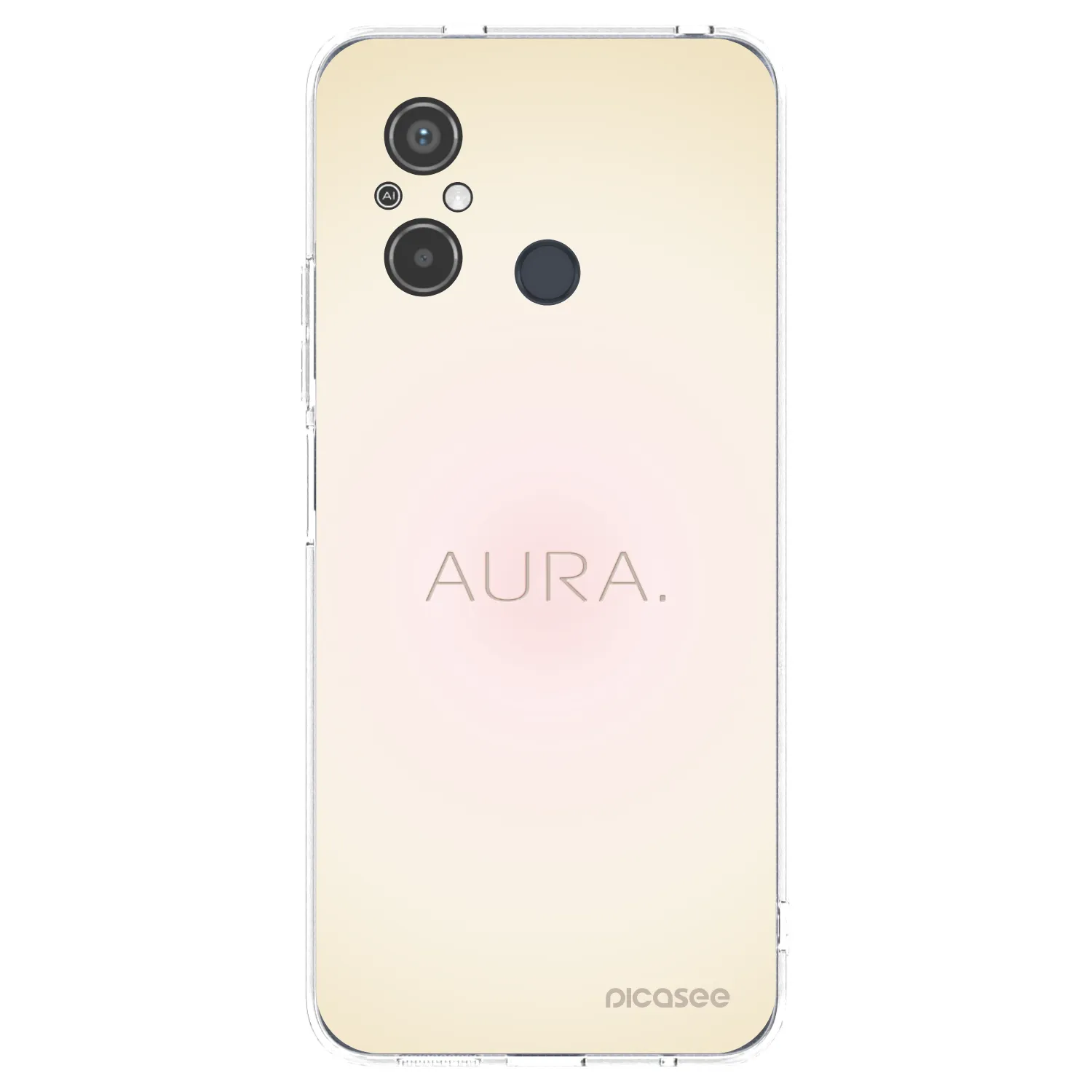 Picasee Xiaomi Redmi 12C Hülle - Transparentes Silikon - Aura