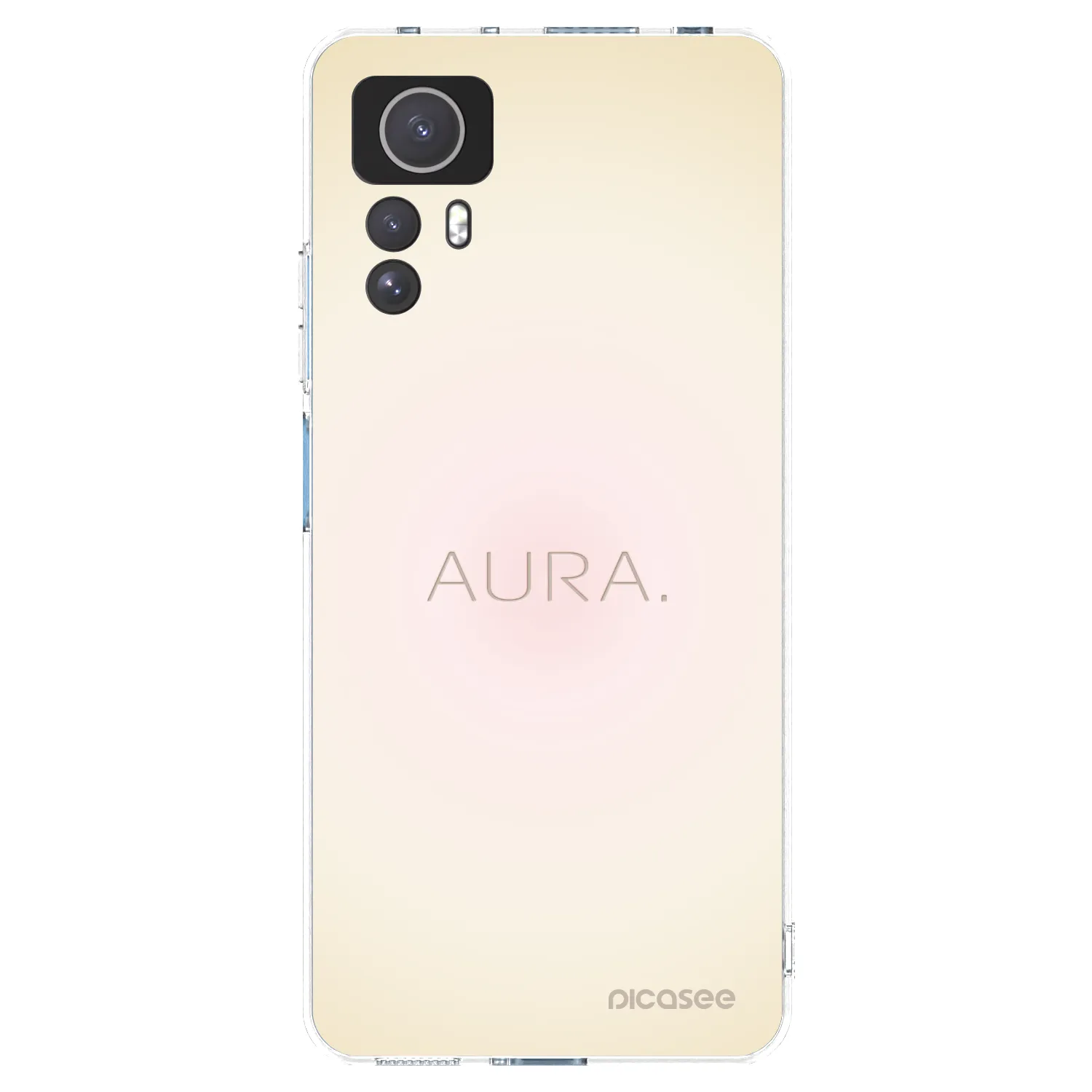 Picasee Xiaomi Redmi Note 12S Hülle - Transparentes Silikon - Aura