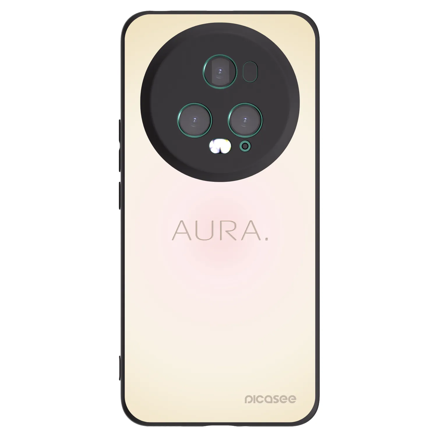 Picasee Honor Magic5 Pro Hülle - Schwarzes Silikon - Aura