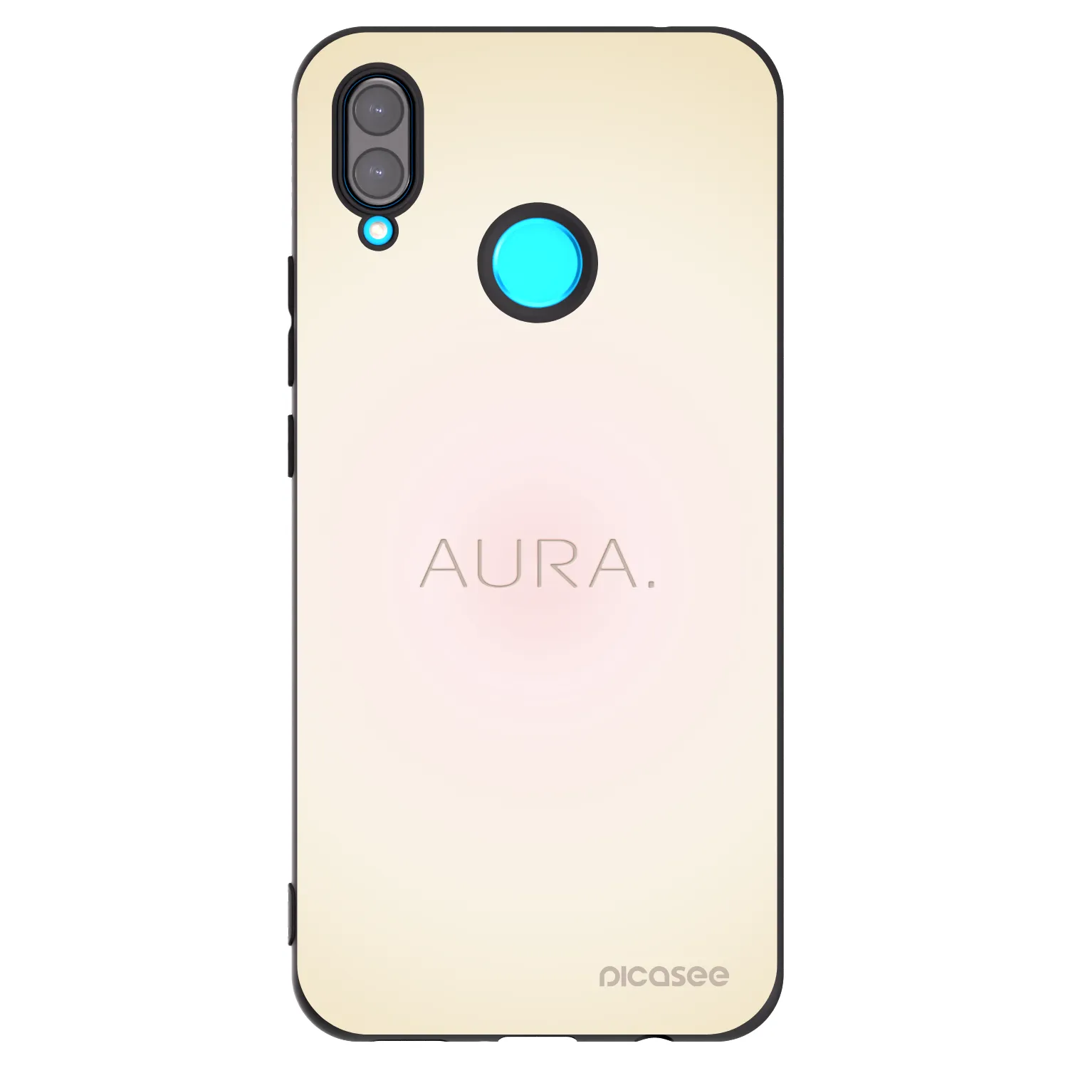 Picasee Huawei Nova 3i Hülle - Schwarzes Silikon - Aura