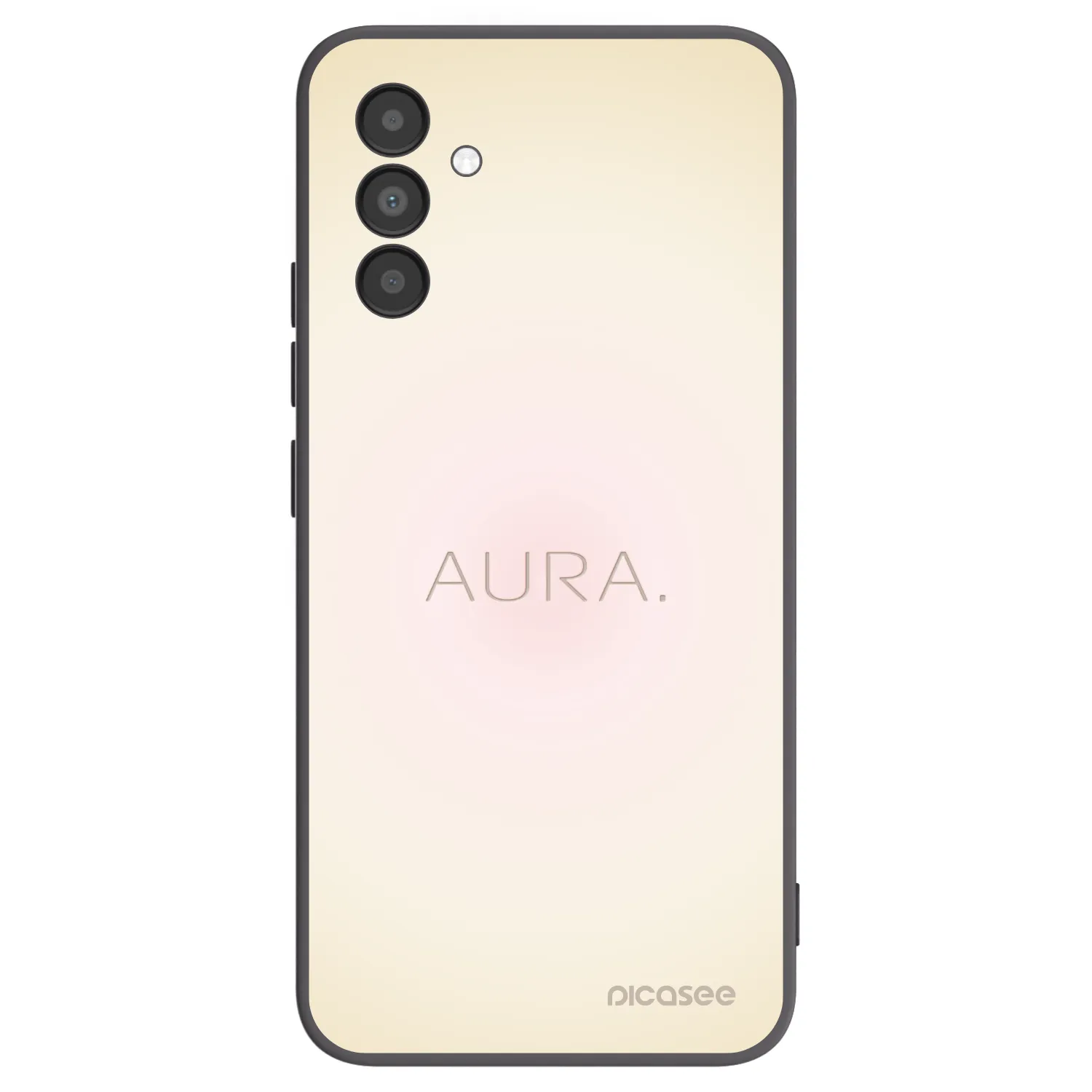 Picasee Samsung Galaxy A04s A047F Hülle - Schwarzes Silikon - Aura