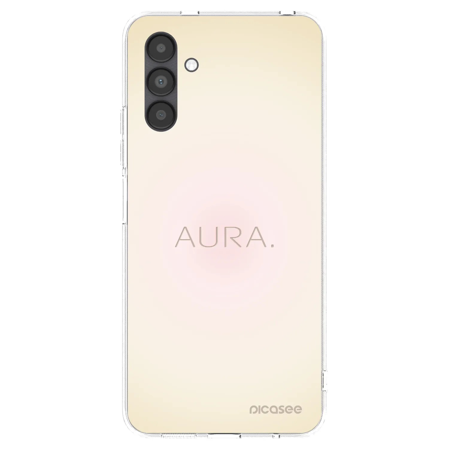 Picasee Samsung Galaxy A04s A047F Hülle - Transparentes Silikon - Aura