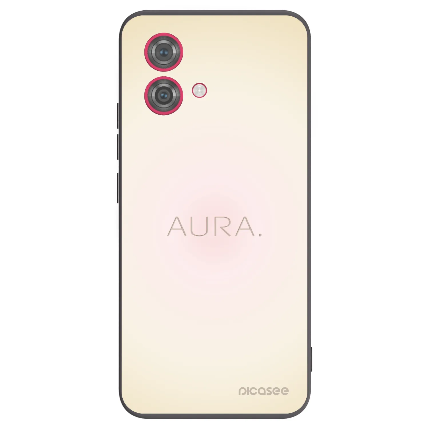Picasee Motorola Moto G84 5G Hülle - Schwarzes Silikon - Aura