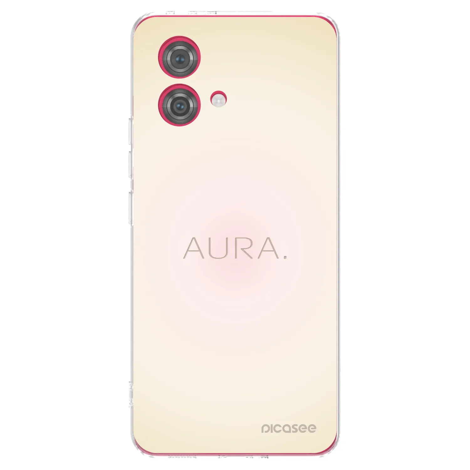 Picasee Motorola Moto G84 5G Hülle - Transparentes Silikon - Aura