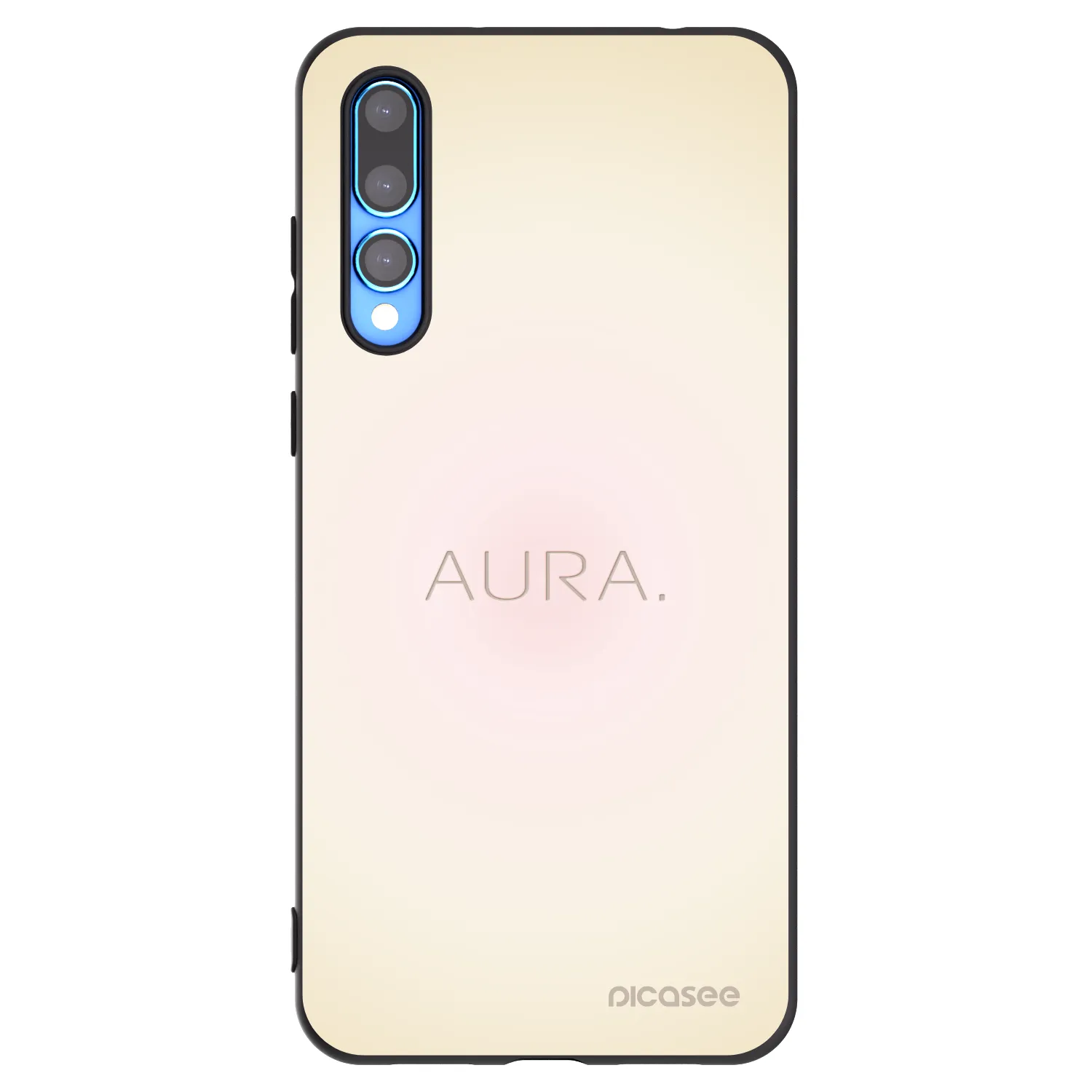Picasee Huawei P20 Pro Hülle - Schwarzes Silikon - Aura