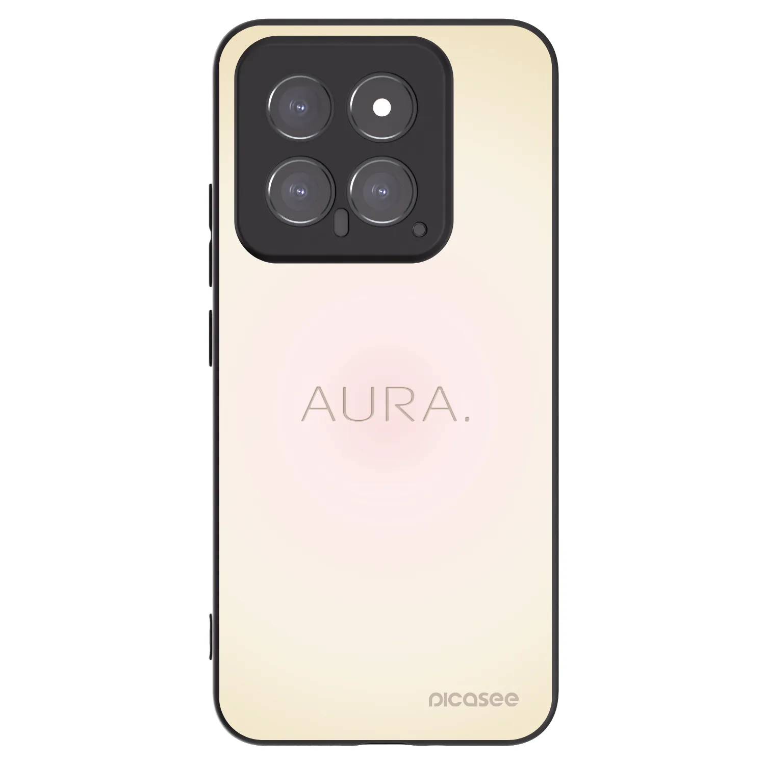 Picasee Xiaomi 14 Hülle - Schwarzes Silikon - Aura