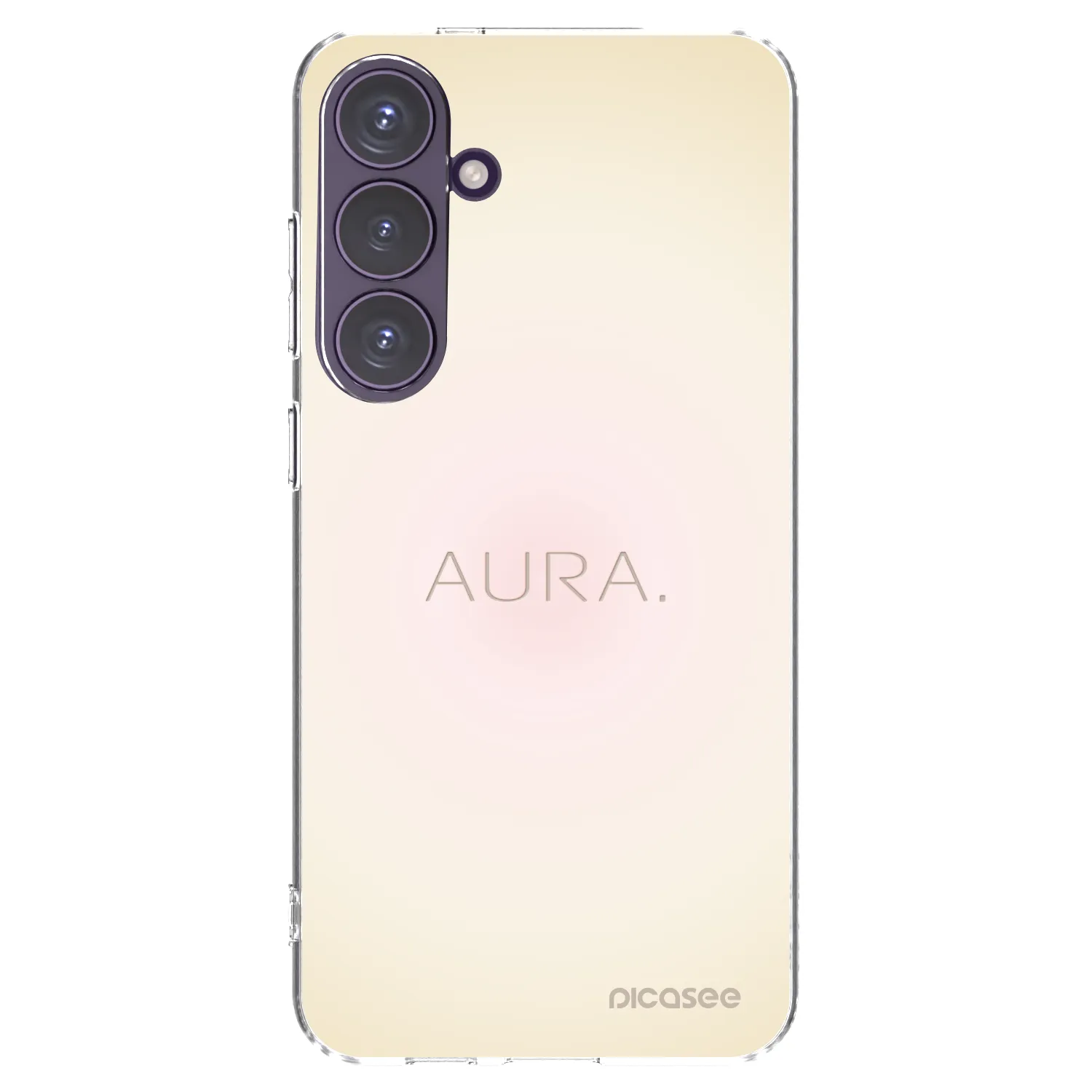 Picasee Samsung Galaxy S24+ S926B 5G Hülle - Transparentes Silikon - Aura