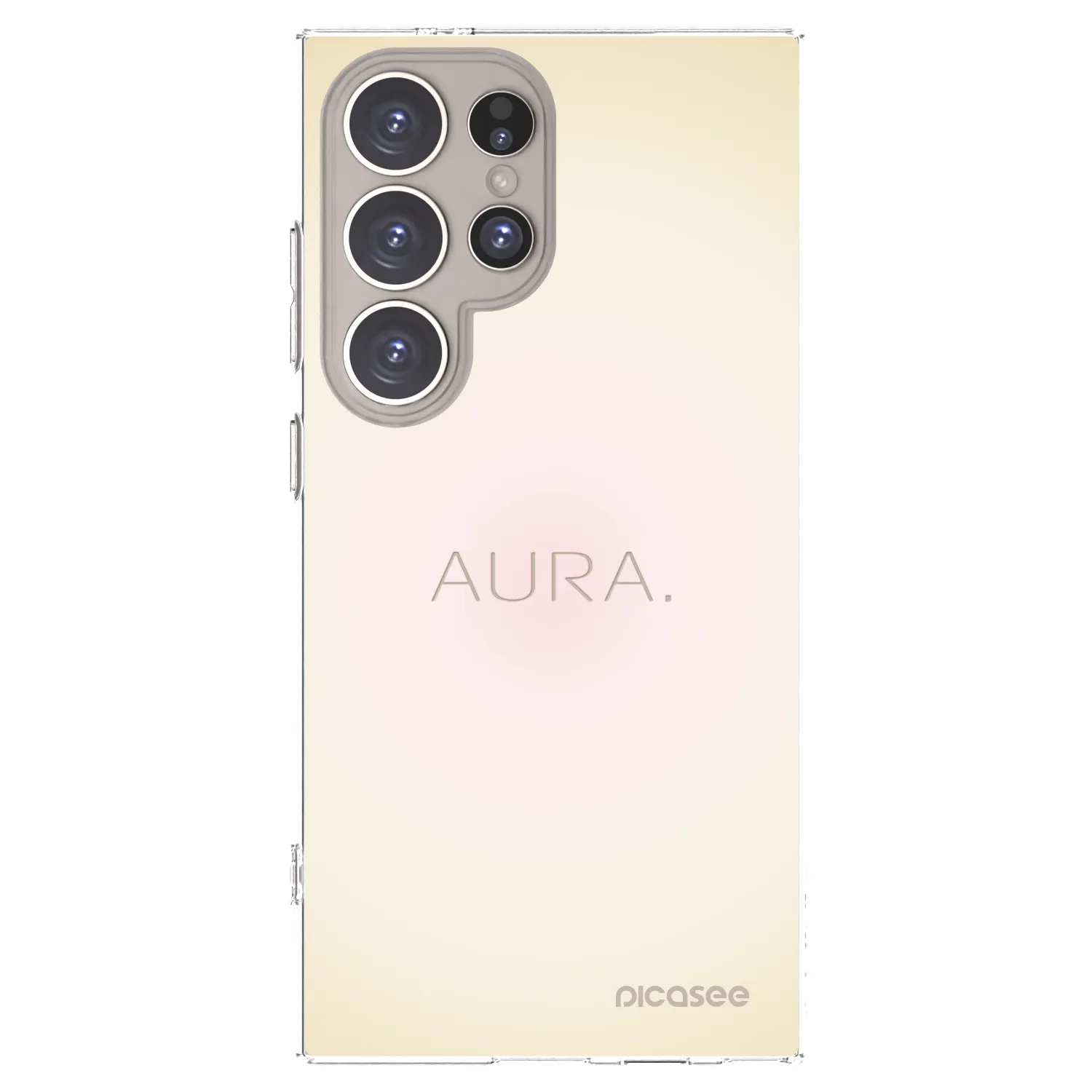 Picasee Samsung Galaxy S24 Ultra S928B 5G Hülle - Transparentes Silikon - Aura