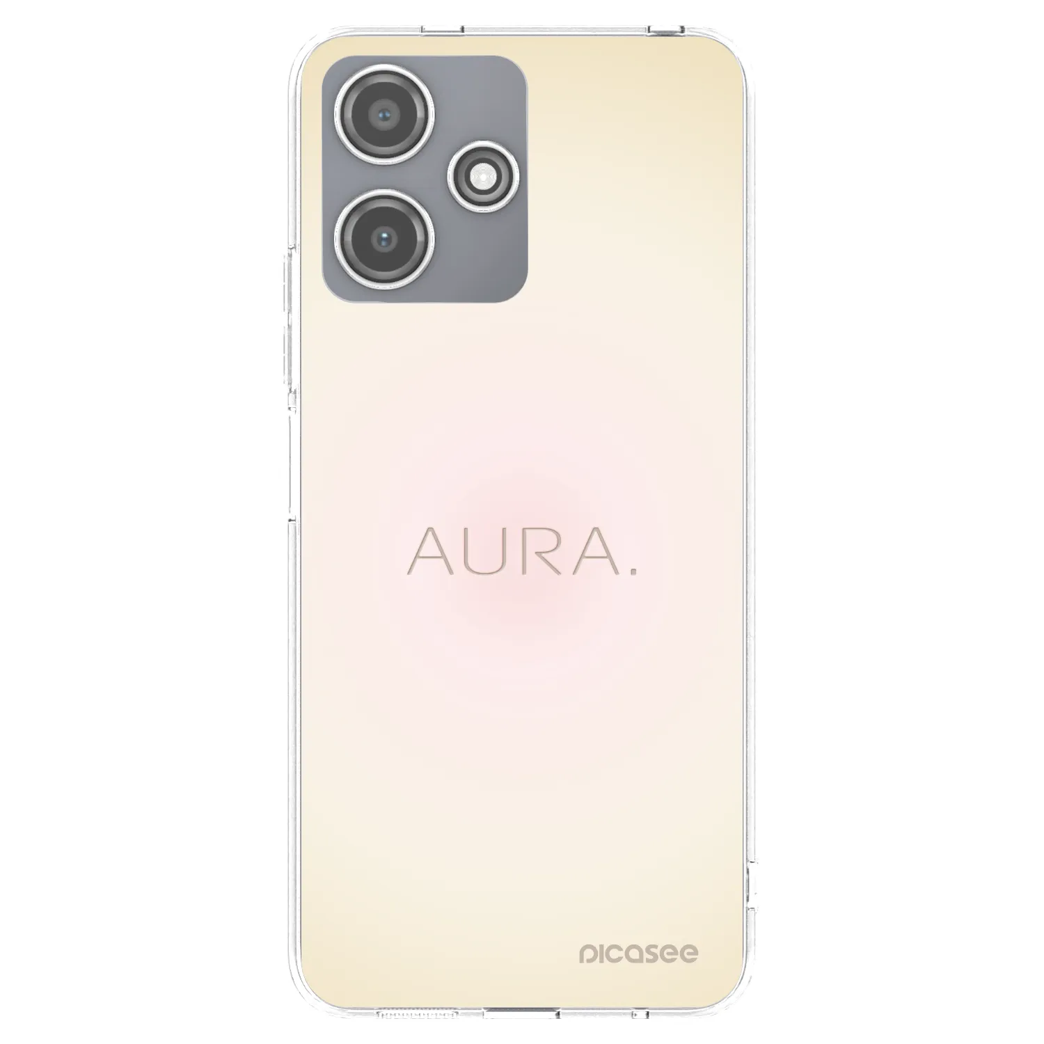 Picasee Xiaomi Redmi 12 5G Hülle - Transparentes Silikon - Aura