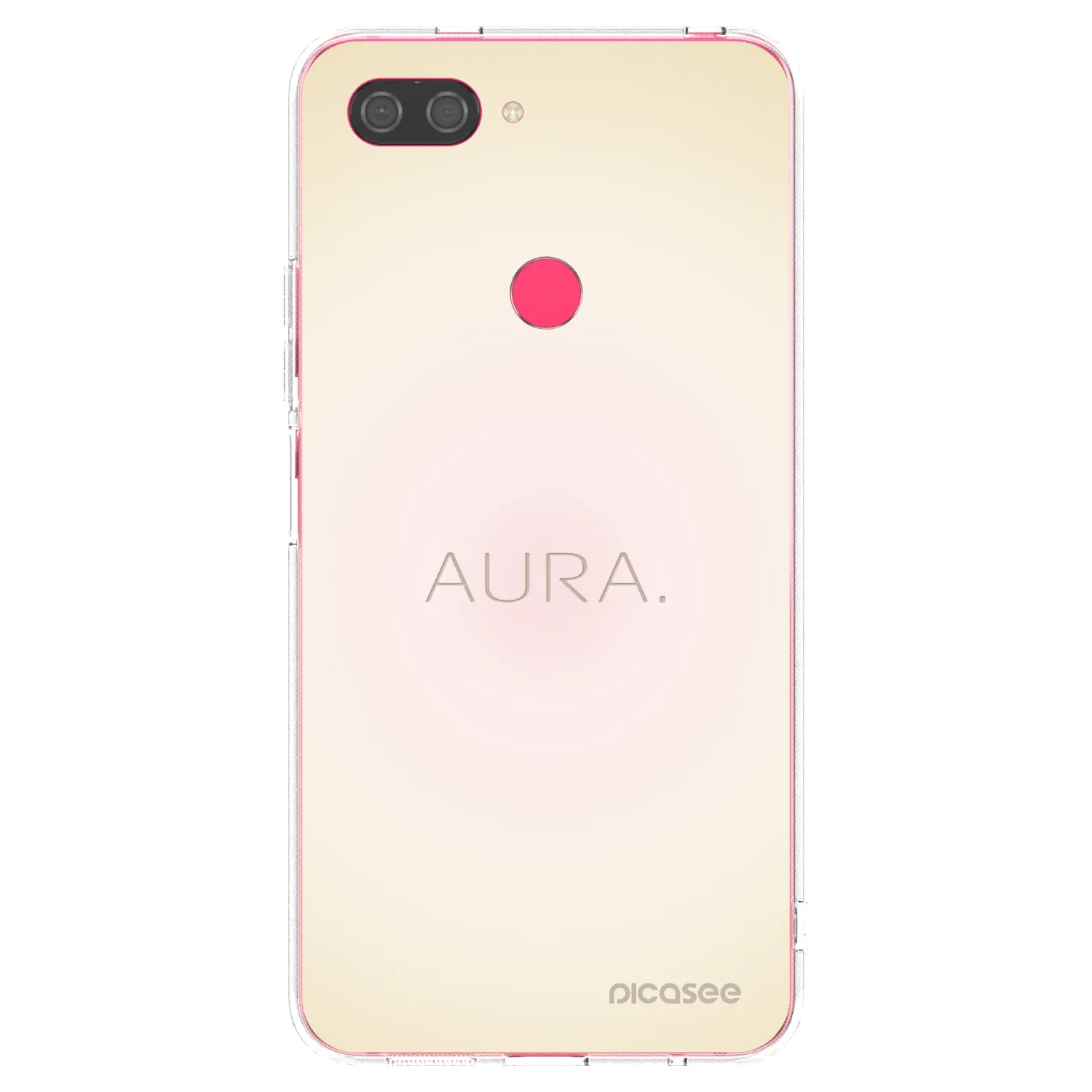 Picasee Xiaomi Mi 8 Lite Hülle - Transparentes Silikon - Aura