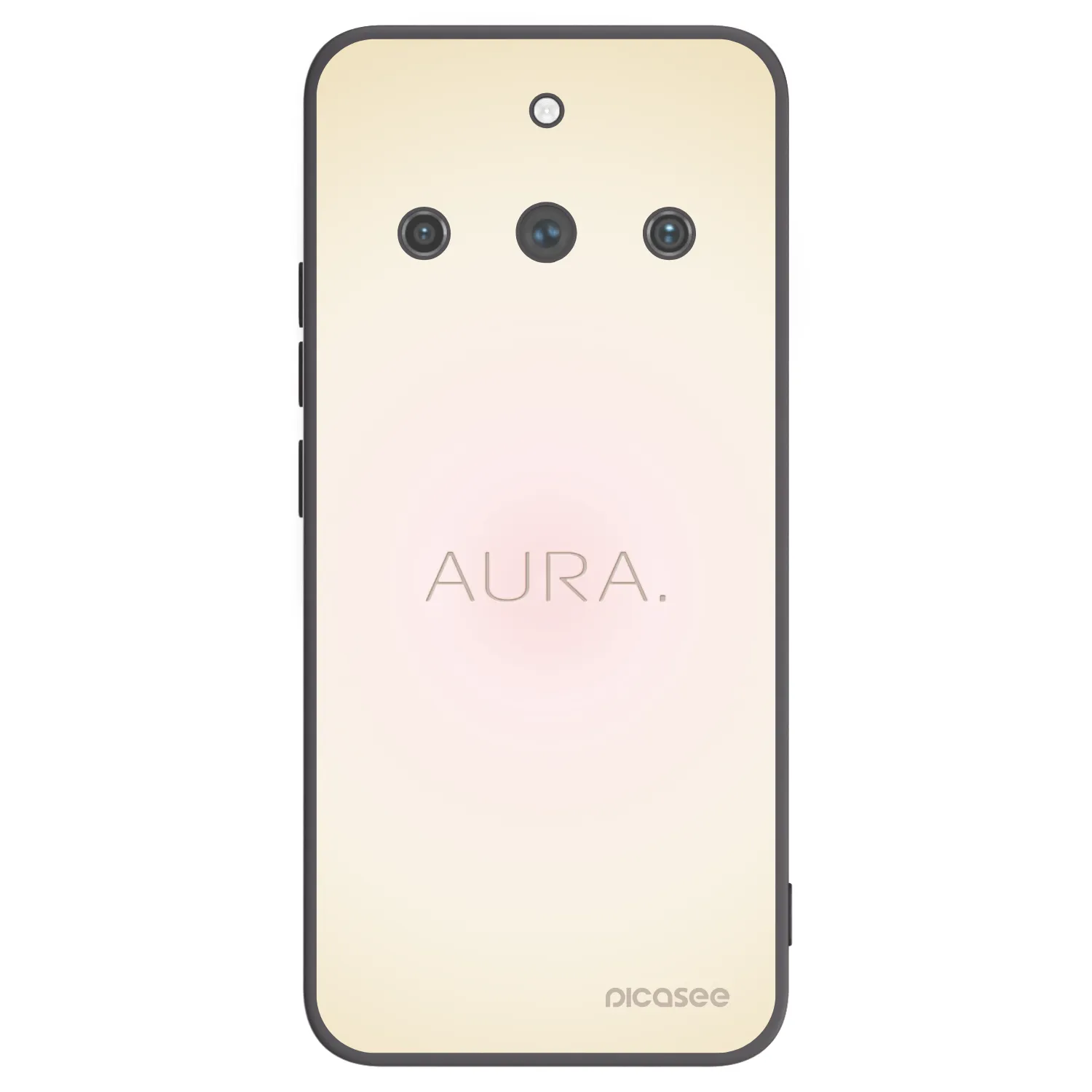 Picasee Realme 11 Pro+ Hülle - Schwarzes Silikon - Aura
