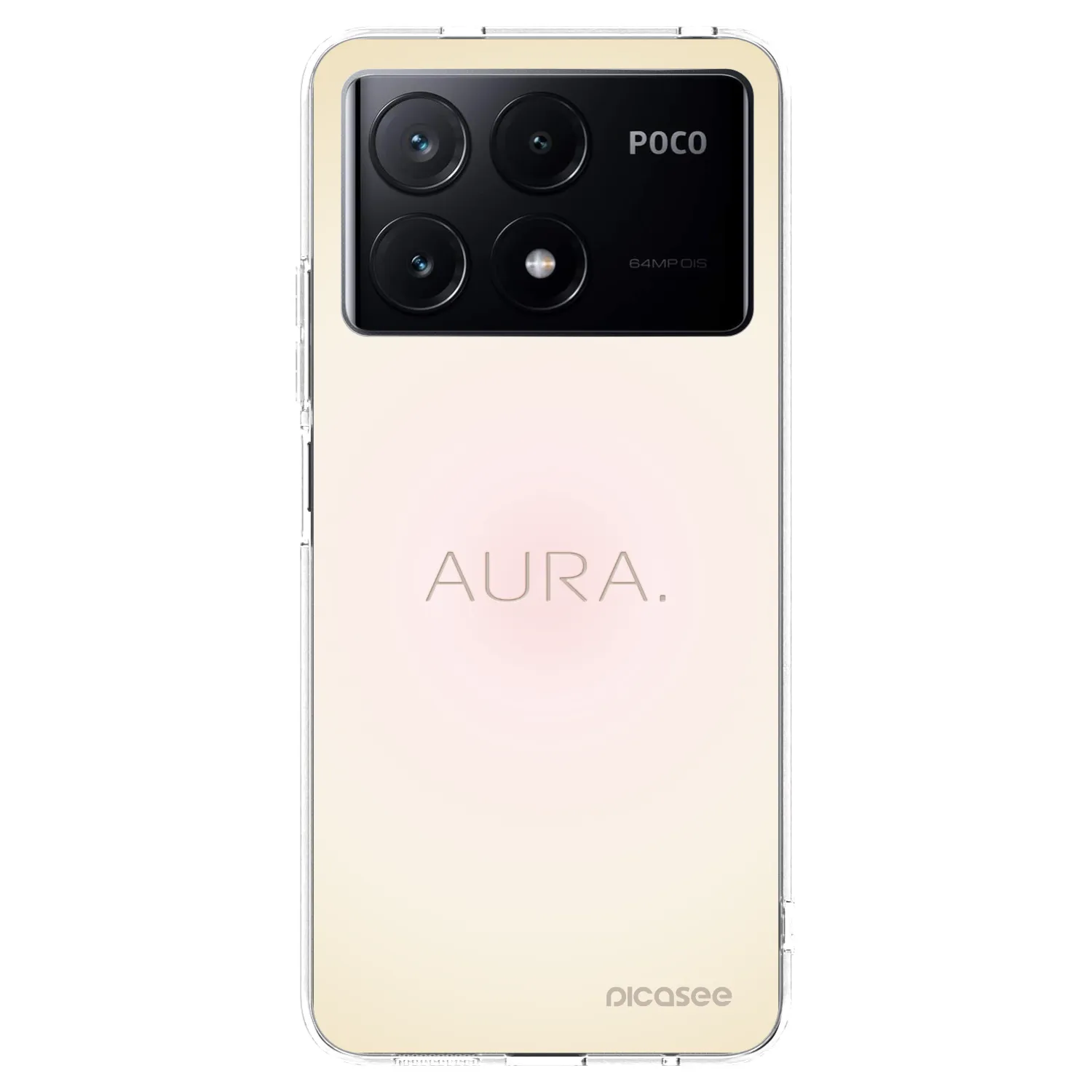 Picasee Xiaomi Poco X6 Pro Hülle - Transparentes Silikon - Aura