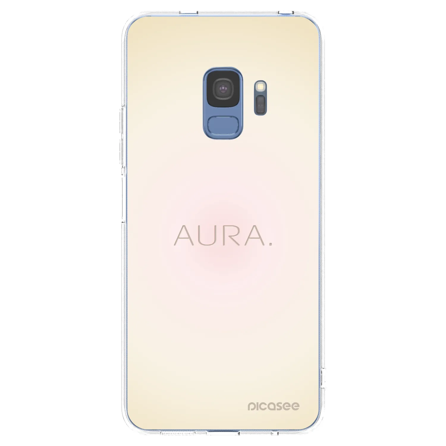 Picasee Samsung Galaxy S9 G960F Hülle - Transparentes Silikon - Aura