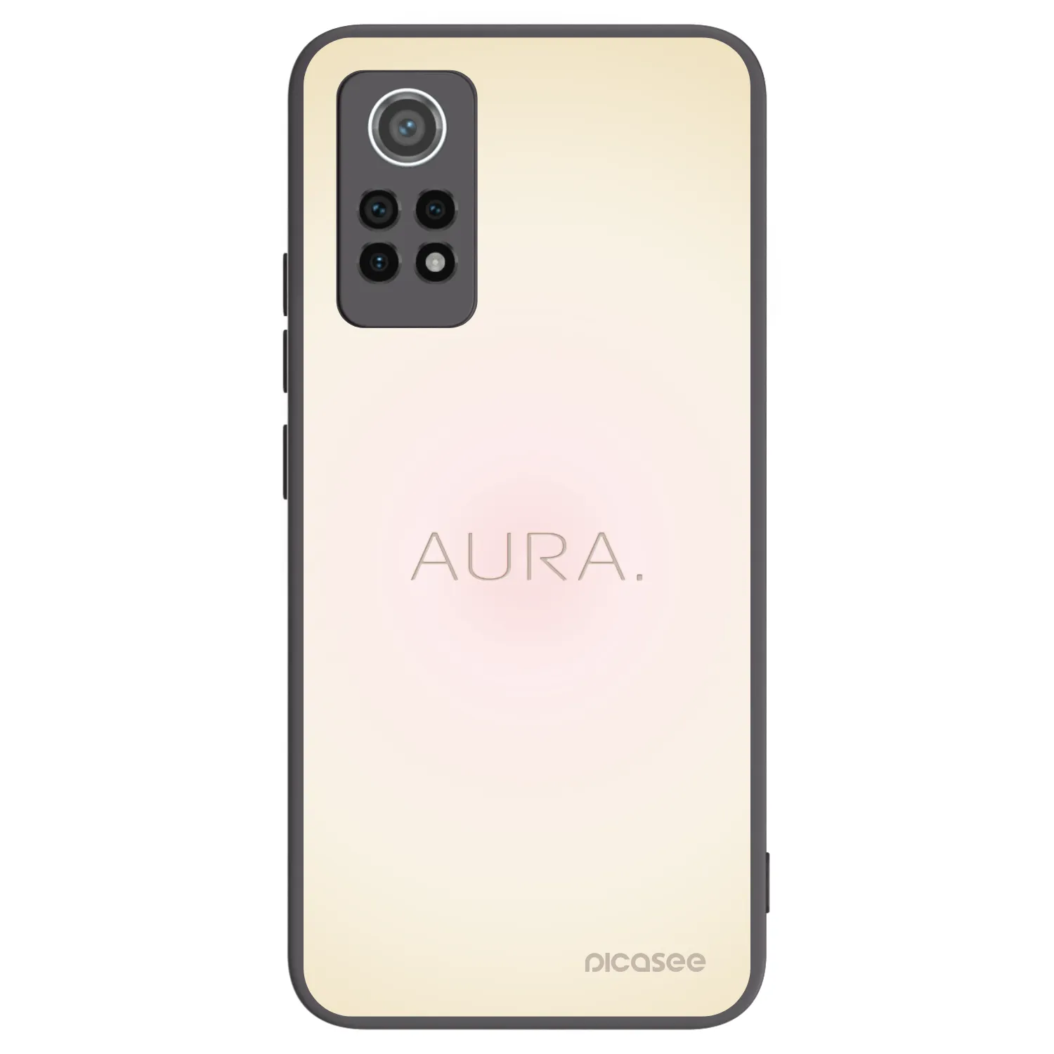 Picasee Xiaomi Redmi Note 12 Pro 4G Hülle - Schwarzes Silikon - Aura