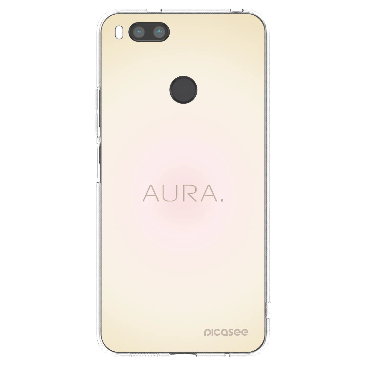 Picasee Xiaomi Mi A1 Global Hülle - Transparentes Silikon - Aura