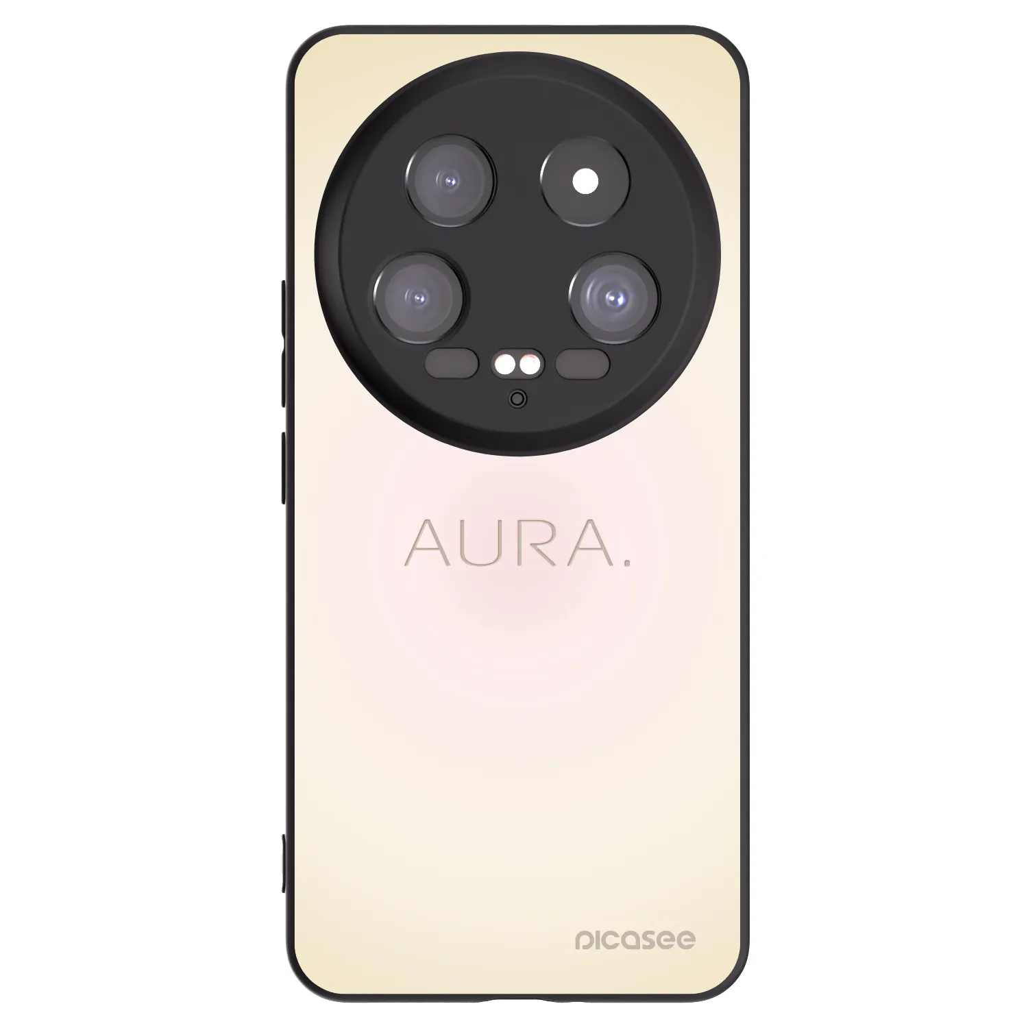 Picasee Xiaomi 14 Ultra Hülle - Schwarzes Silikon - Aura