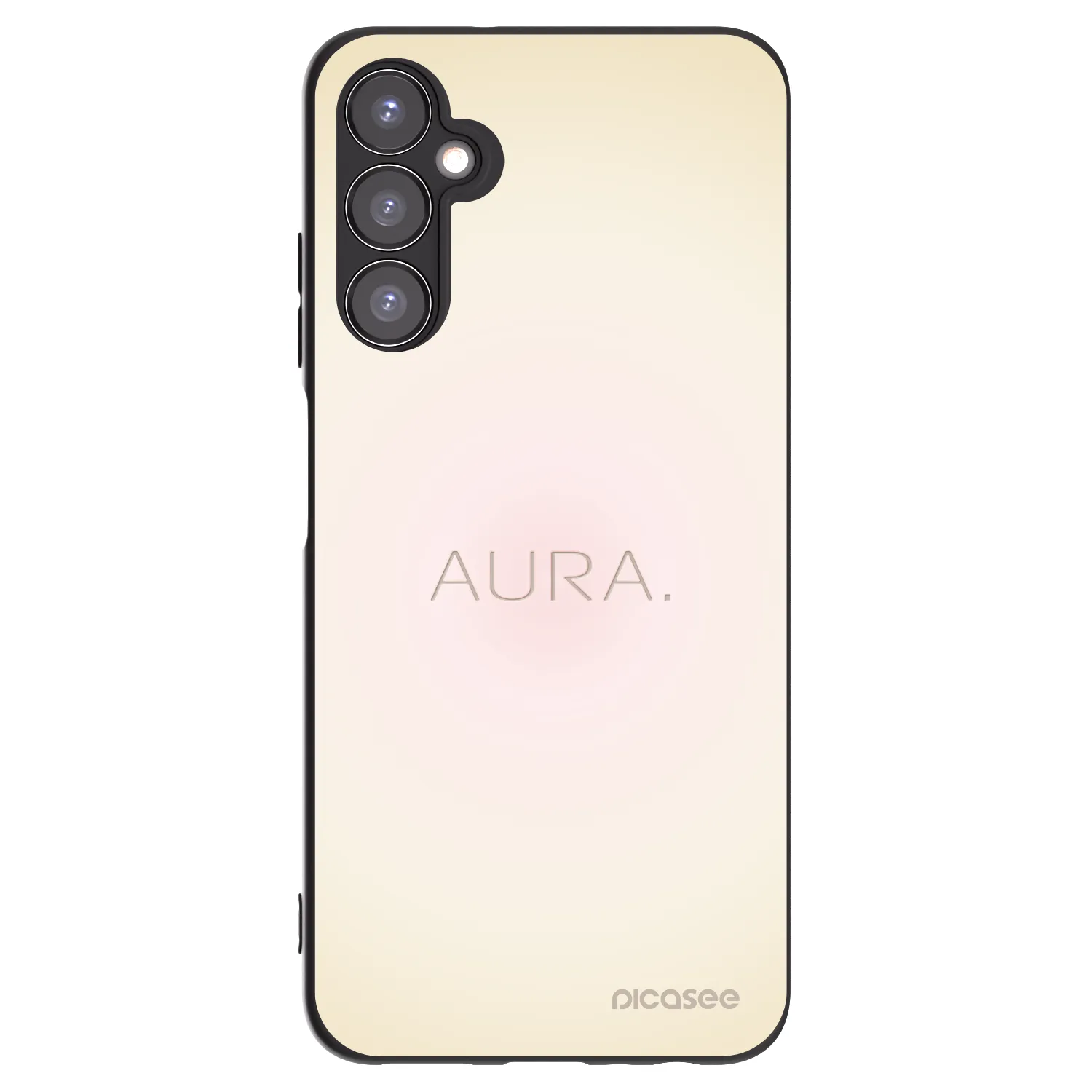 Picasee Samsung Galaxy A05s A057G Hülle - Schwarzes Silikon - Aura