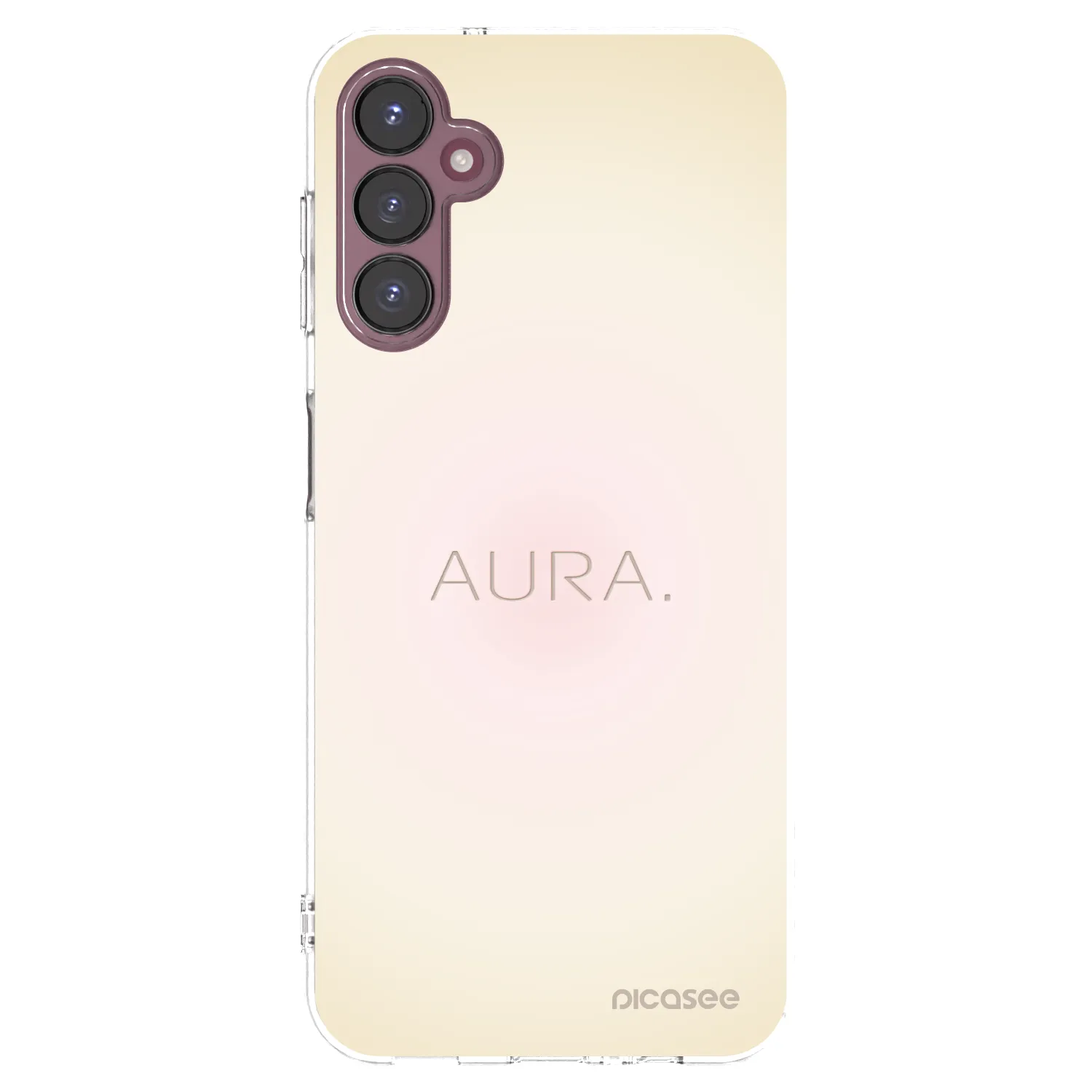 Picasee Samsung Galaxy A05s A057G Hülle - Transparentes Silikon - Aura
