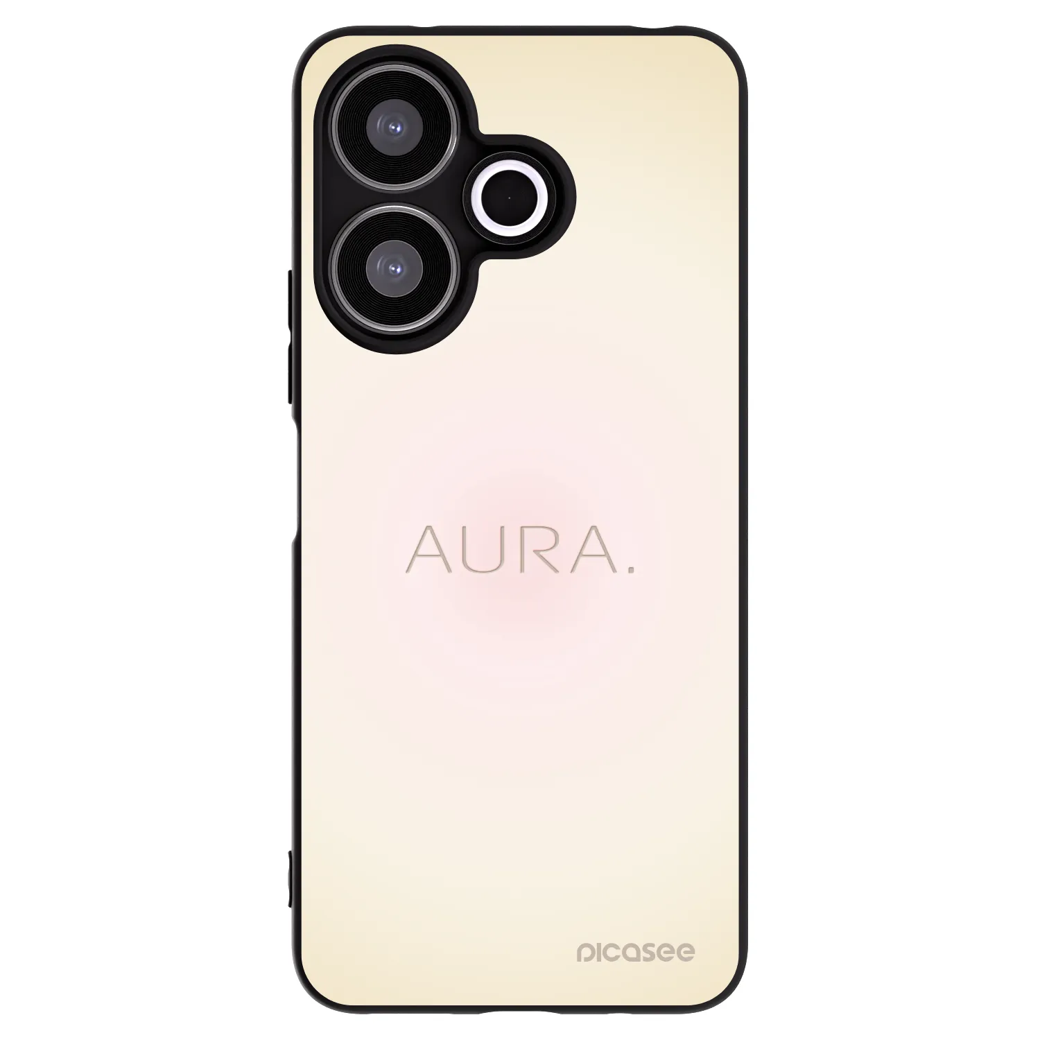 Picasee Xiaomi Redmi 13 4G Hülle - Schwarzes Silikon - Aura