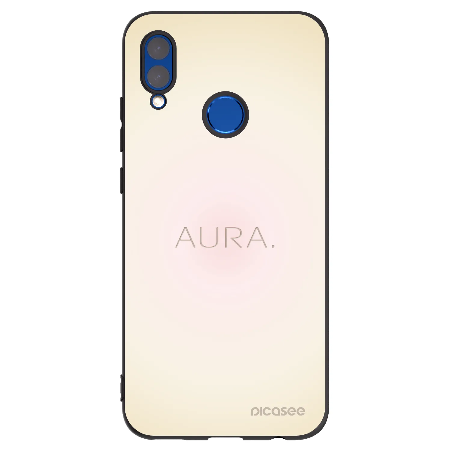 Picasee Huawei P Smart 2019 Hülle - Schwarzes Silikon - Aura