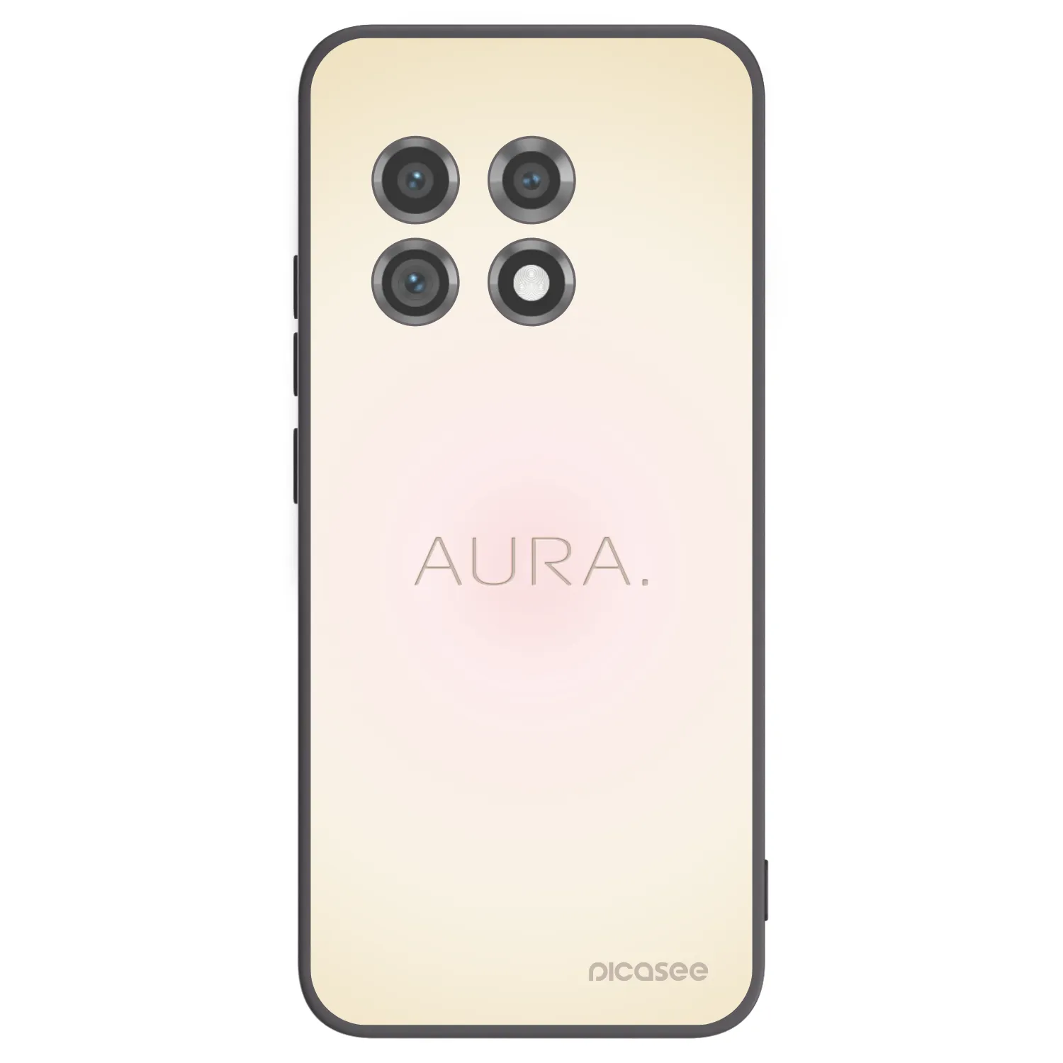 Picasee OnePlus 11 5G Hülle - Schwarzes Silikon - Aura