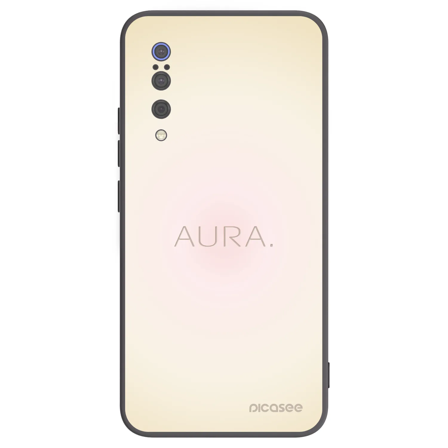 Picasee Xiaomi Mi 9 Hülle - Schwarzes Silikon - Aura