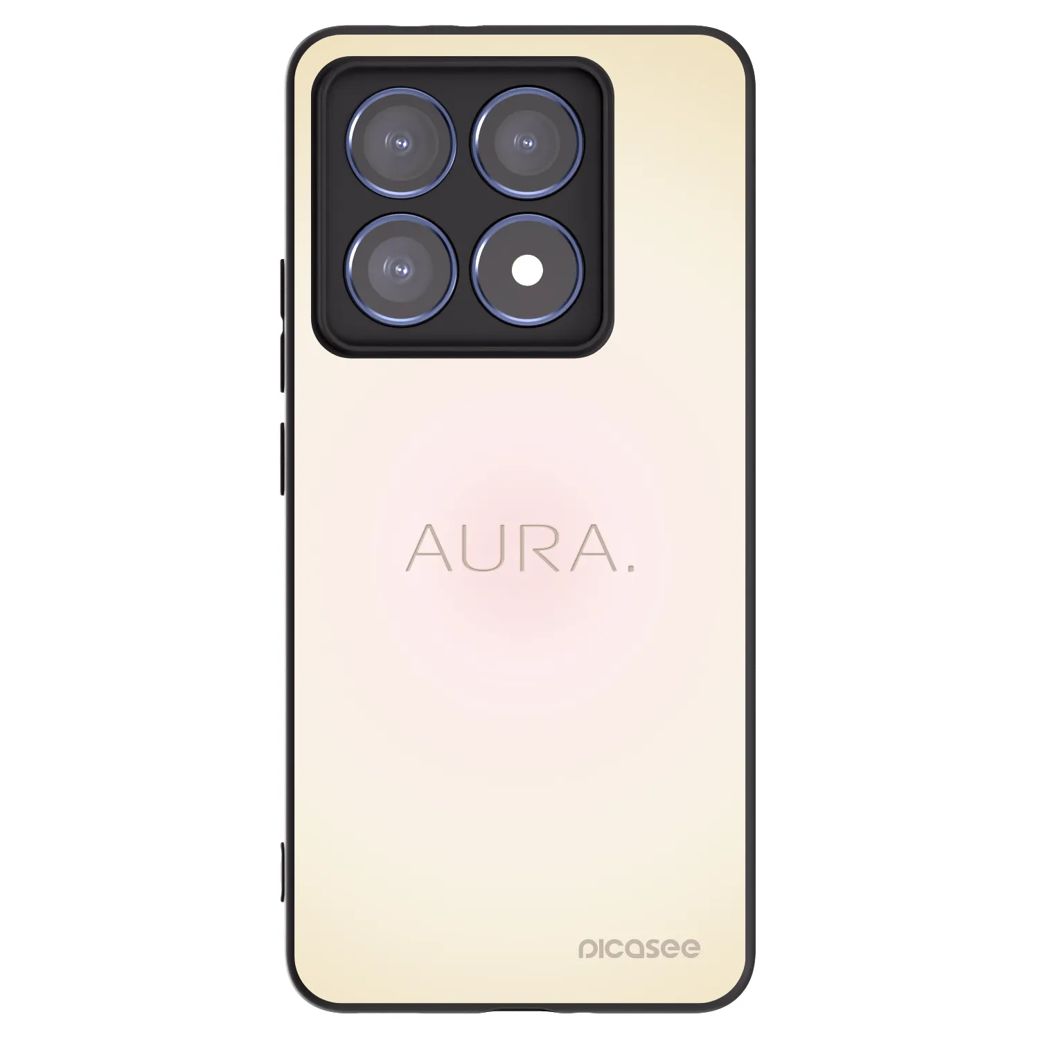 Picasee Xiaomi 14T Pro Hülle - Schwarzes Silikon - Aura