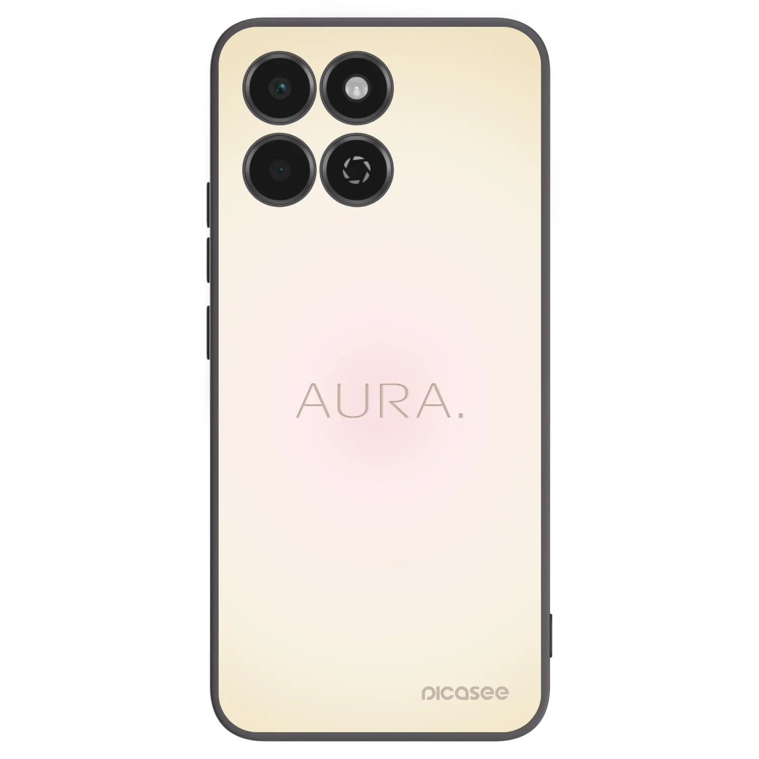 Picasee Honor 200 Smart 5G Hülle - Schwarzes Silikon - Aura