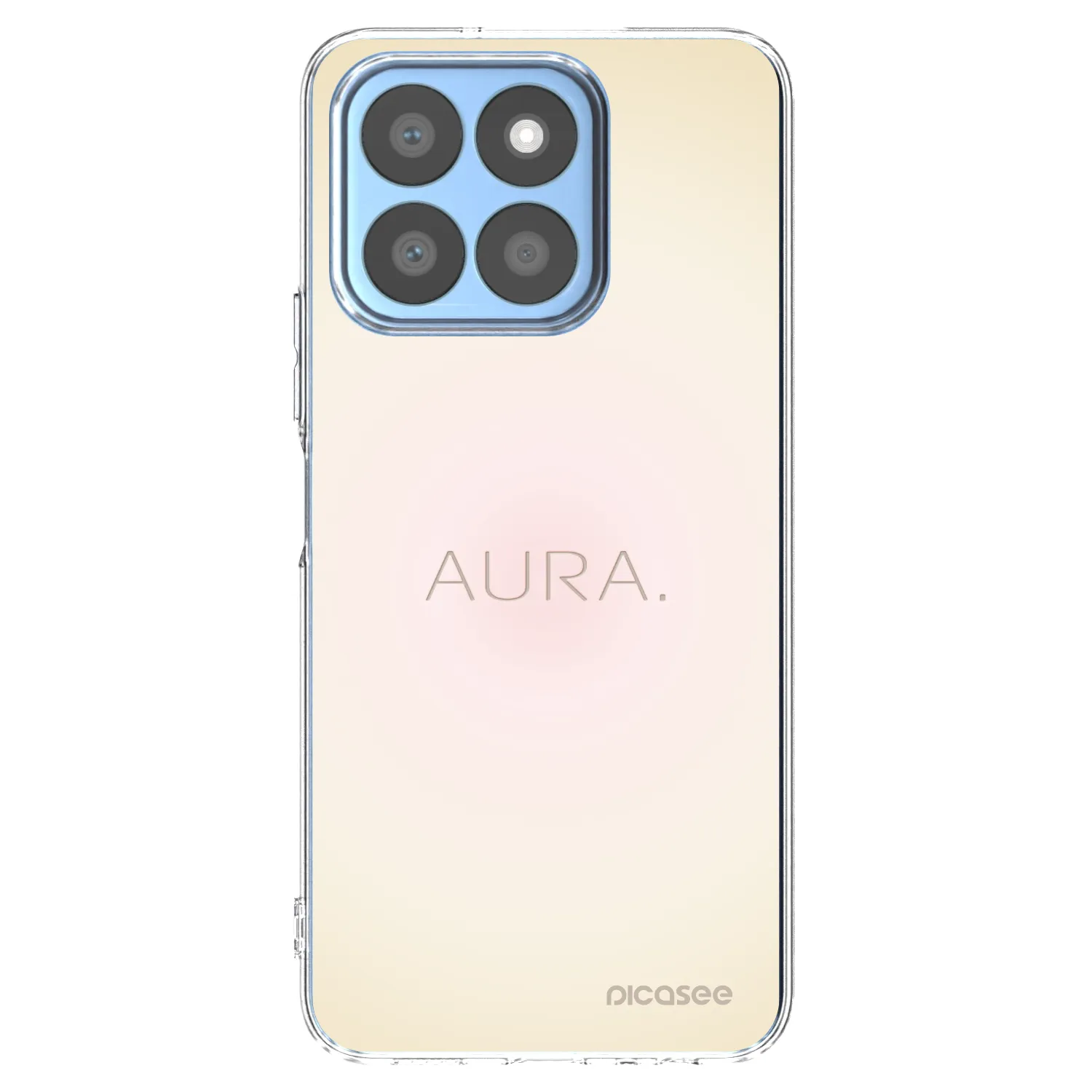 Picasee Honor X8c Hülle - Transparentes Silikon - Aura