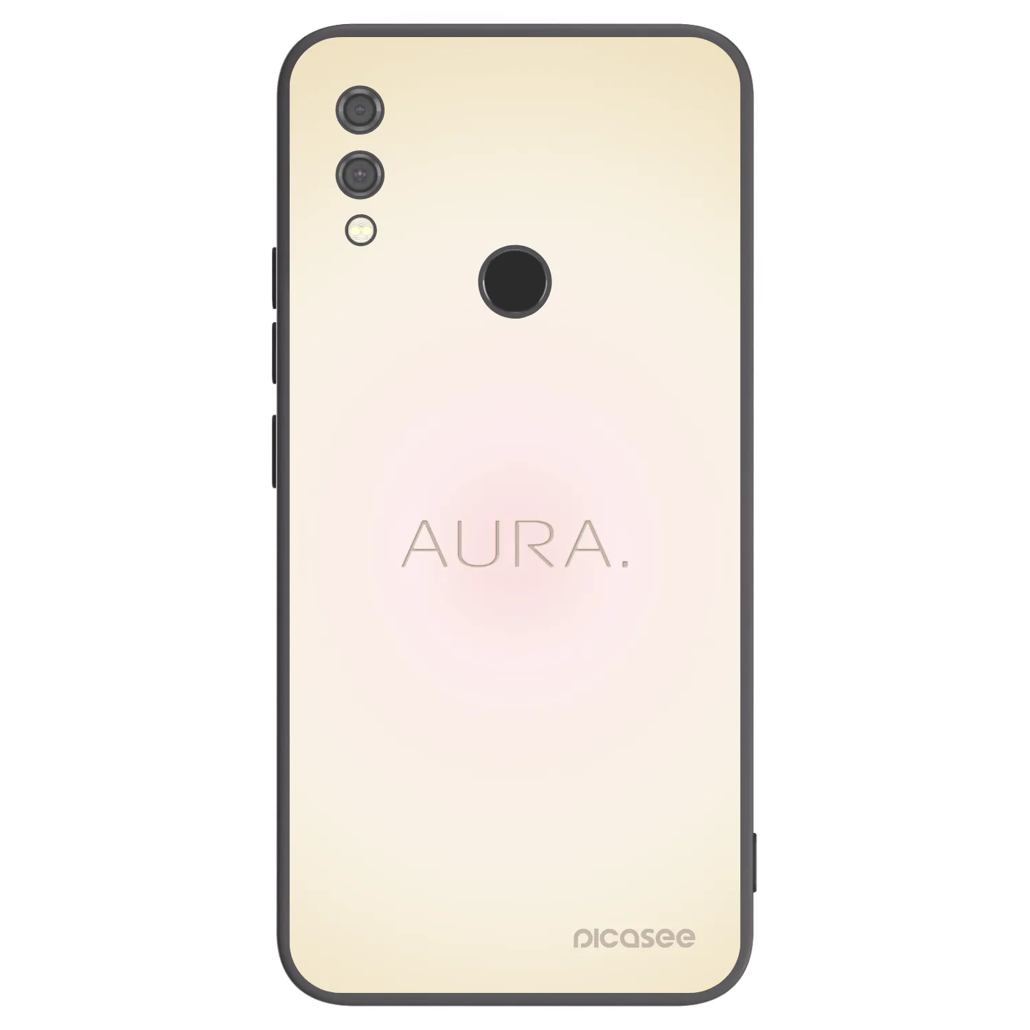 Picasee Xiaomi Redmi Note 7 Hülle - Schwarzes Silikon - Aura