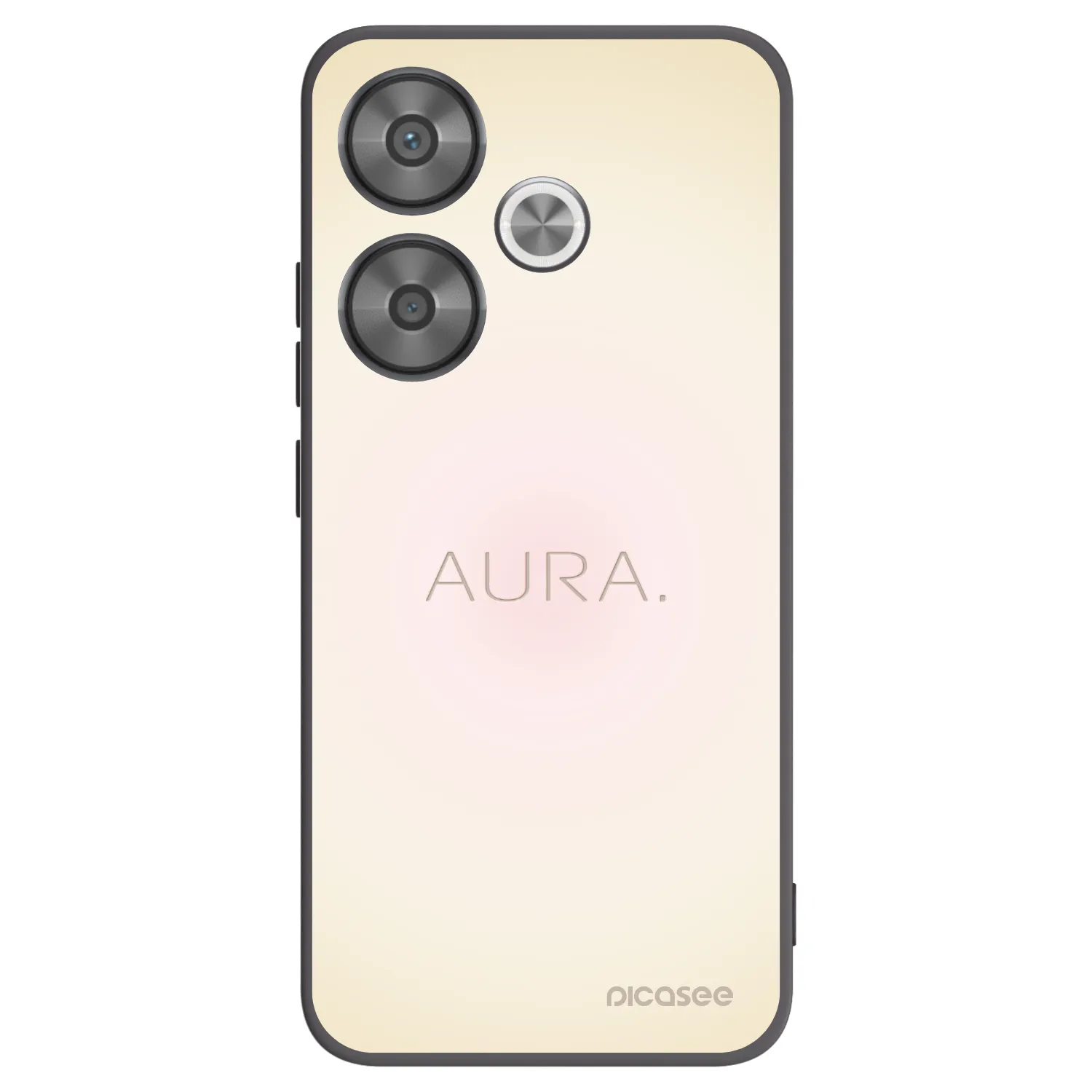 Picasee Xiaomi Poco F6 Hülle - Schwarzes Silikon - Aura