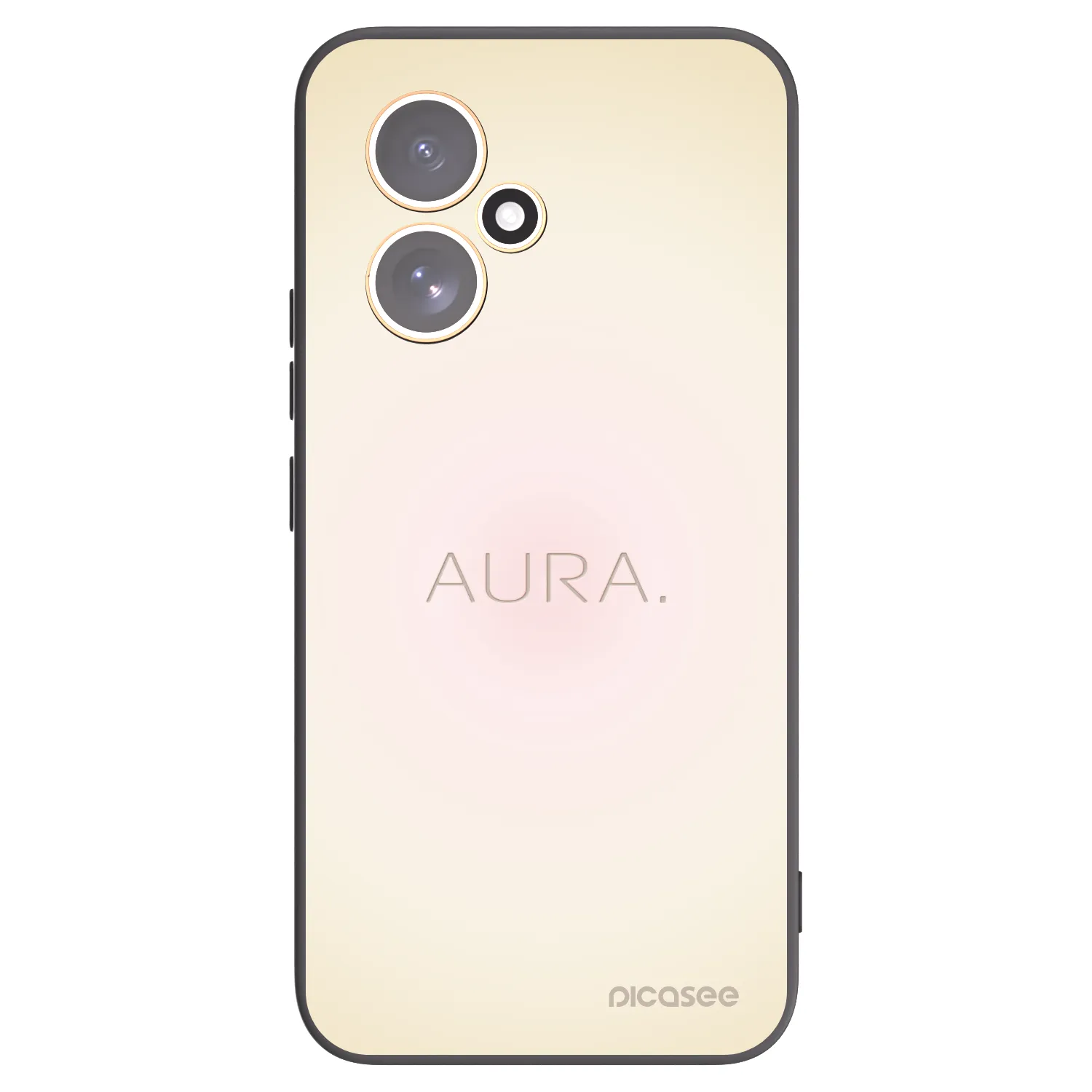 Picasee Honor 400 5G Hülle - Schwarzes Silikon - Aura