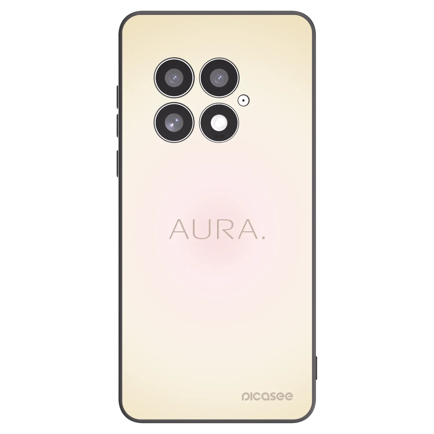 Picasee OnePlus 13 5G Hülle - Schwarzes Silikon - Aura
