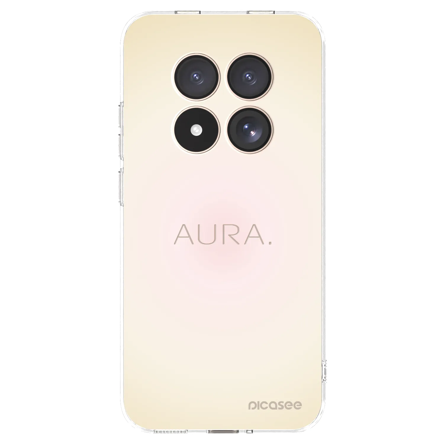 Picasee Xiaomi Redmi Note 15 Pro 4G Hülle - Transparentes Silikon - Aura