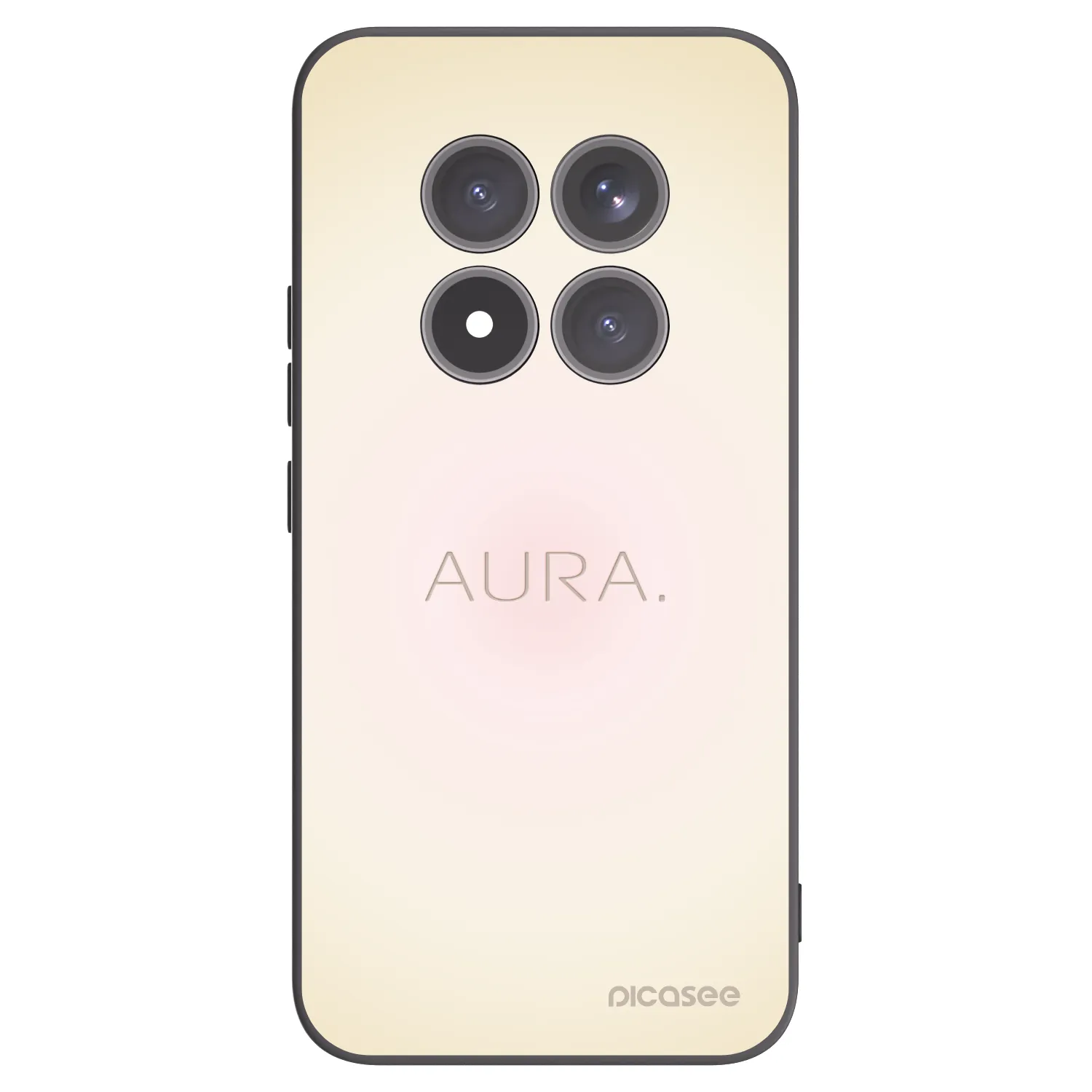 Picasee Xiaomi Redmi Note 15 Pro+ Hülle - Schwarzes Silikon - Aura