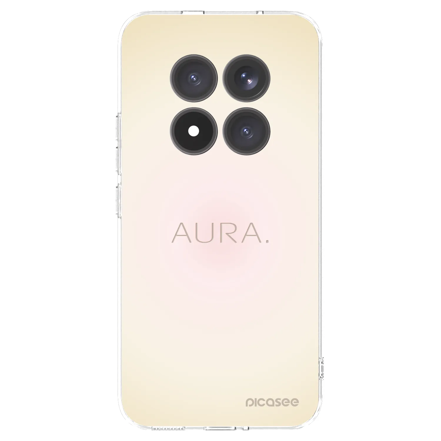 Picasee Xiaomi Redmi Note 15 Pro+ Hülle - Transparentes Silikon - Aura